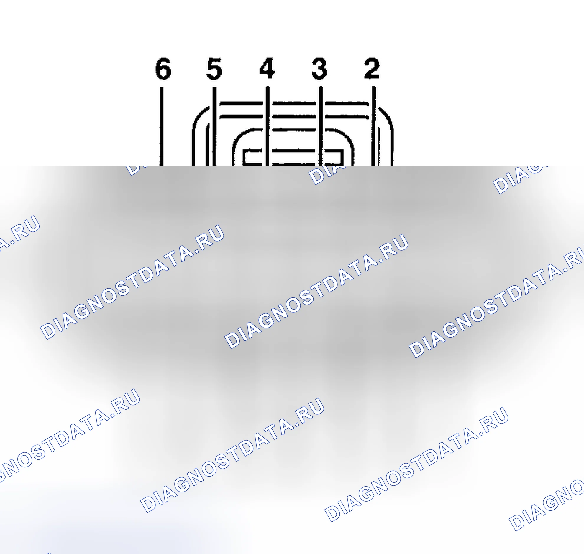 Рис. 424: Датчик цифрового диапазона передачи (Tr). Hyundai ix20 I рестайлинг