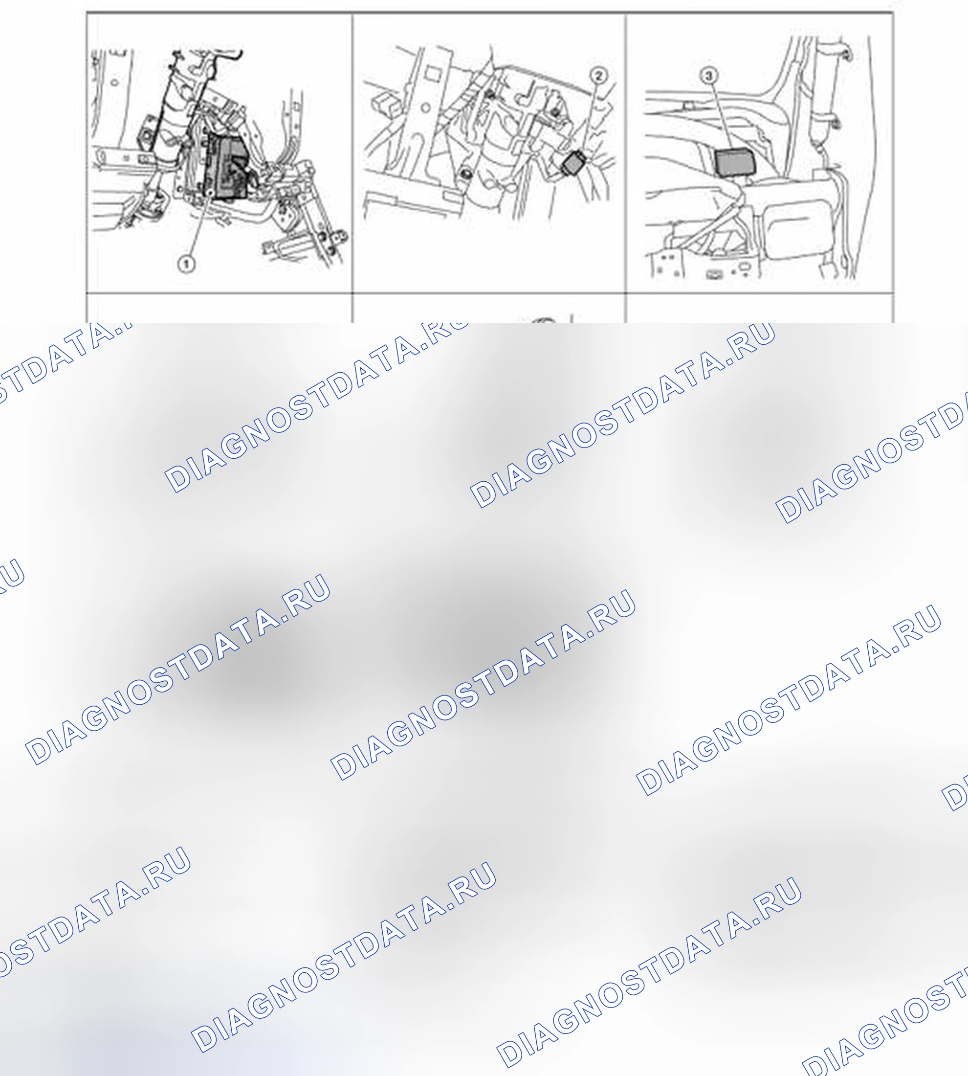 Рис. 4: ДИСТАНЦИОННЫЙ ВВОД БЕЗ КЛЮЧА: расположение компонентов. Honda Today I