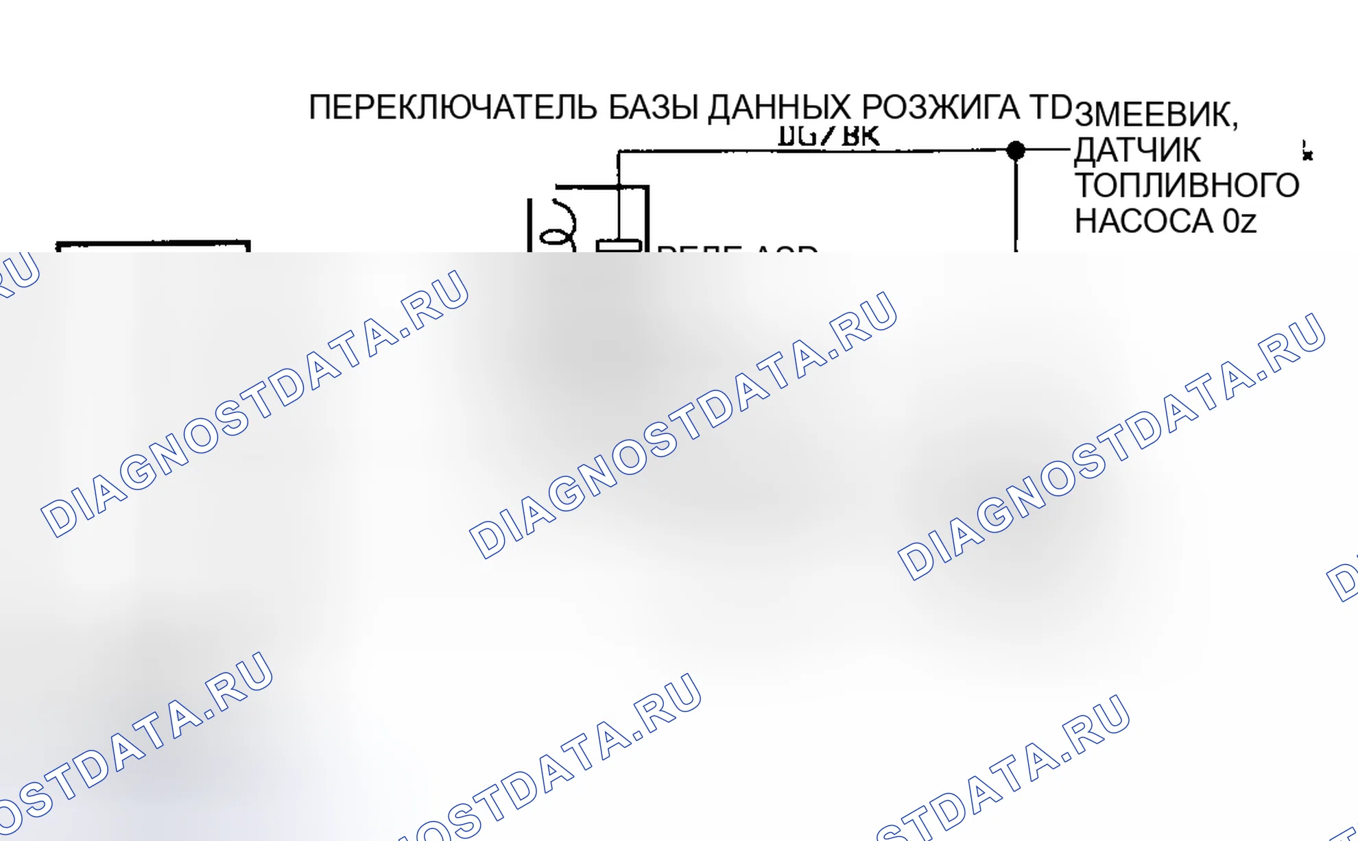 Рис. 285: DR19. Принципиальная схема. Chrysler LeBaron III