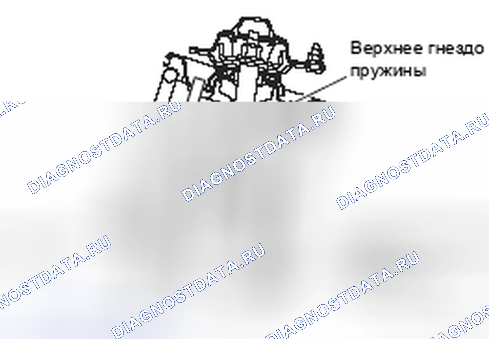 Рис. 12: >> C <<УСТАНОВКА ГАЙКИ СТОЙКИ (КОНТРГАЙКИ). Mitsubishi Lancer Ralliart X рестайлинг