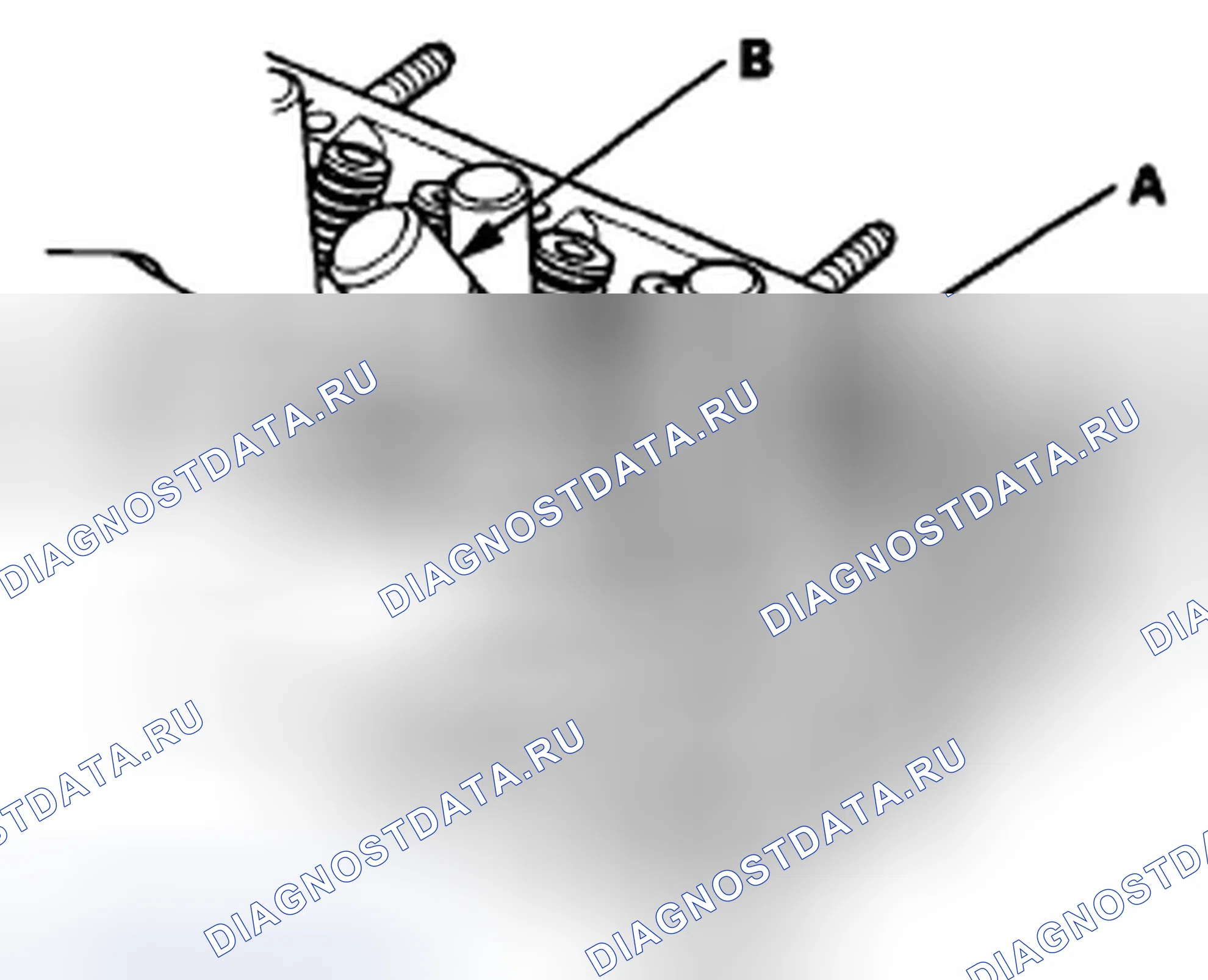 Рис. 108: Демонтаж клапана, пружины и уплотнения клапана. Honda CR-V III