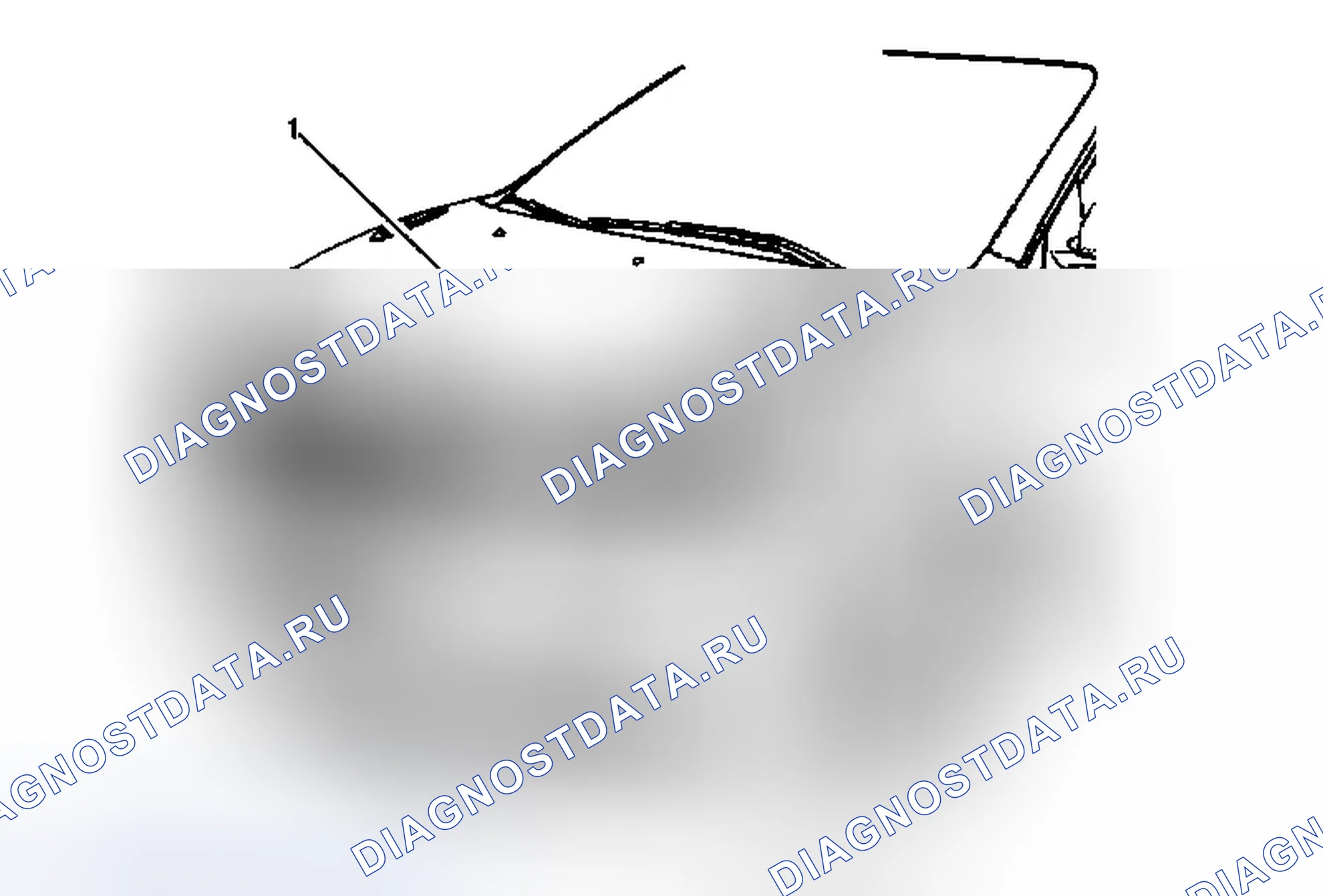 Рис. 118: Регулировка капота (анклав). GMC Acadia I рестайлинг