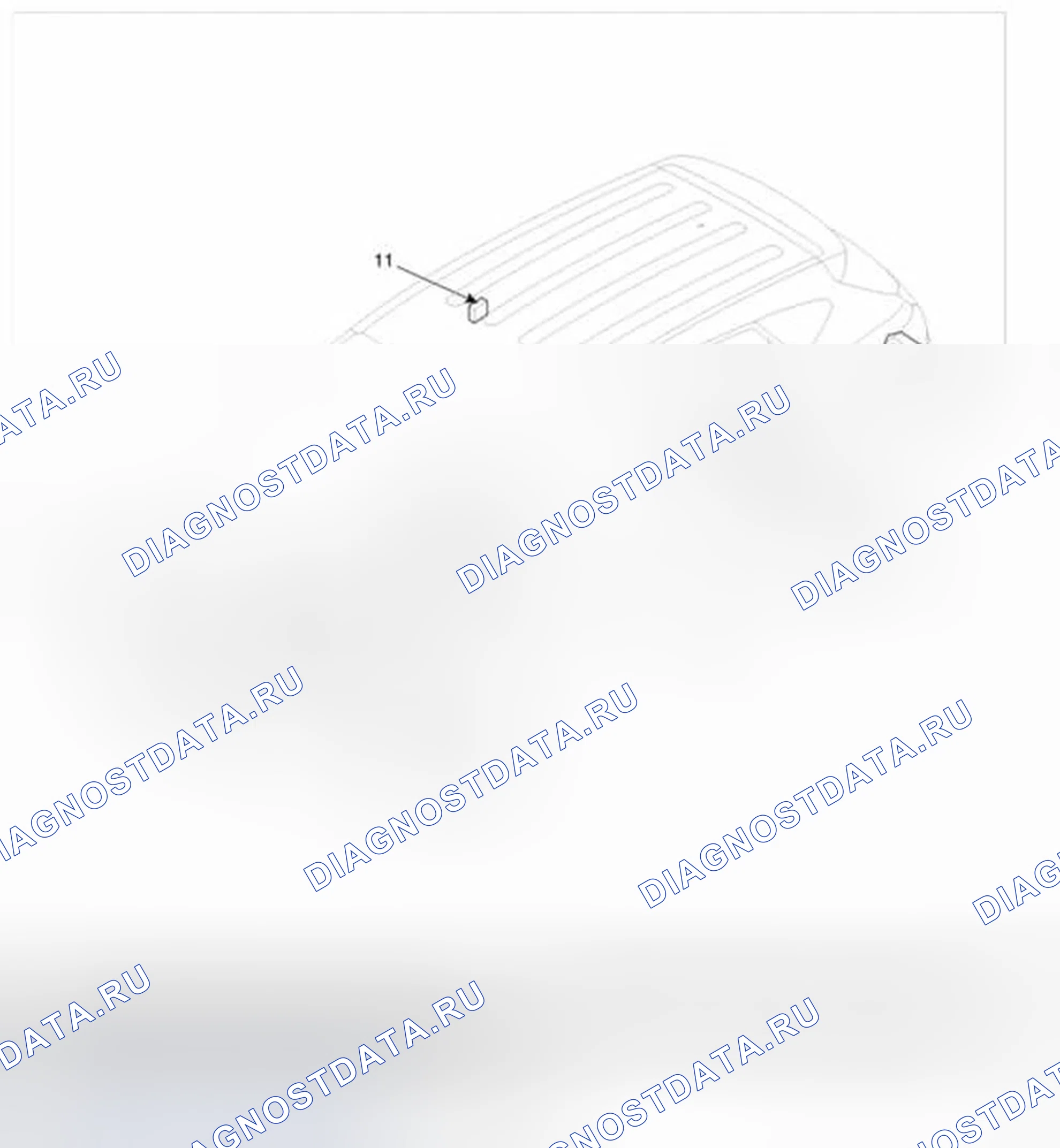 Рис. 104: Расположение компонентов. Hyundai Tucson II