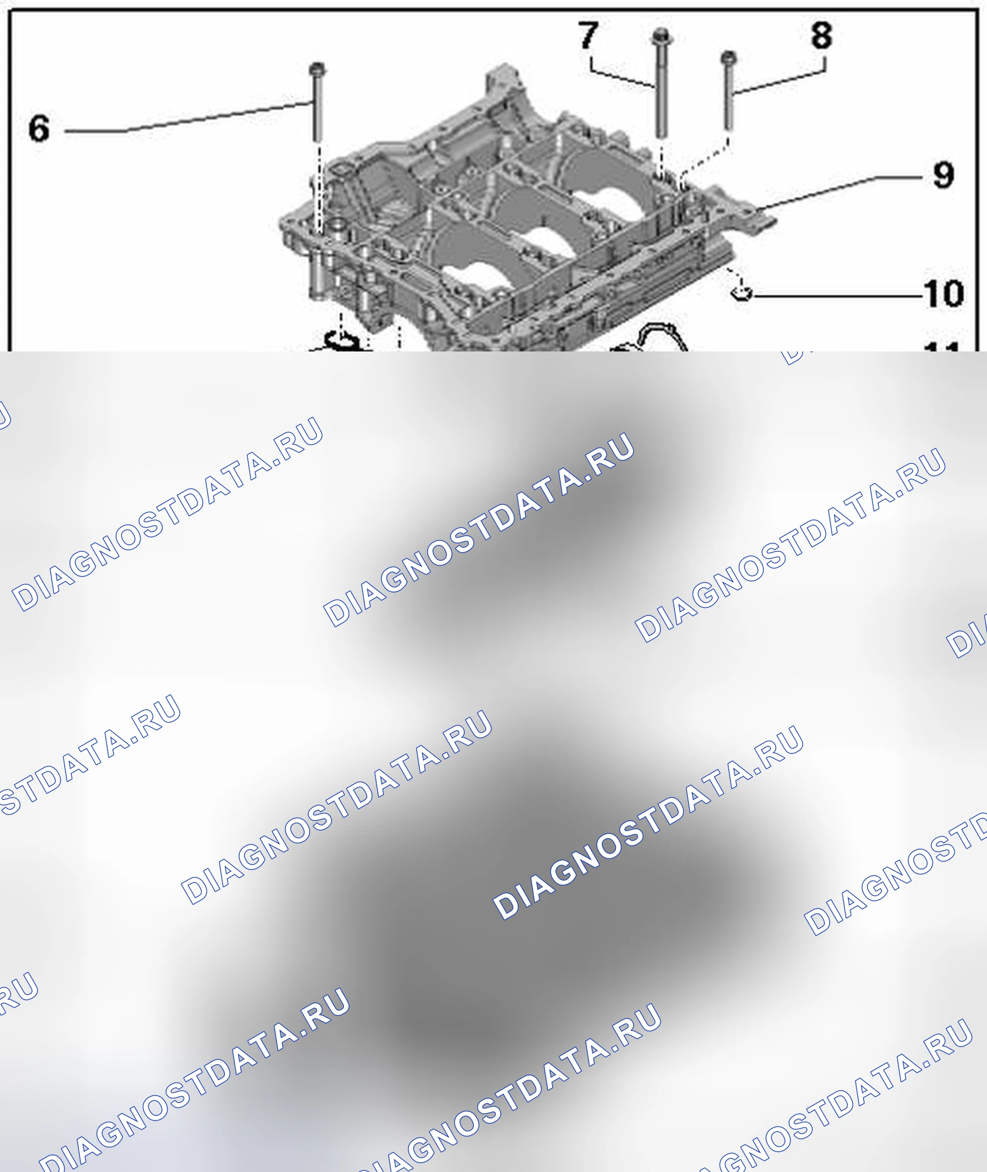 Рис. 4: ОБЗОР КОЛЕНЧАТОГО ВАЛА. Volkswagen Touareg II
