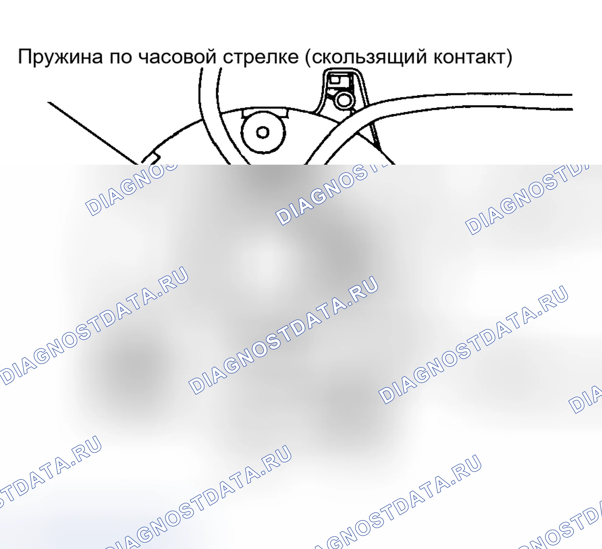 Рис. 8: ЗАВОДНАЯ ПРУЖИНА. Ford Contour I рестайлинг