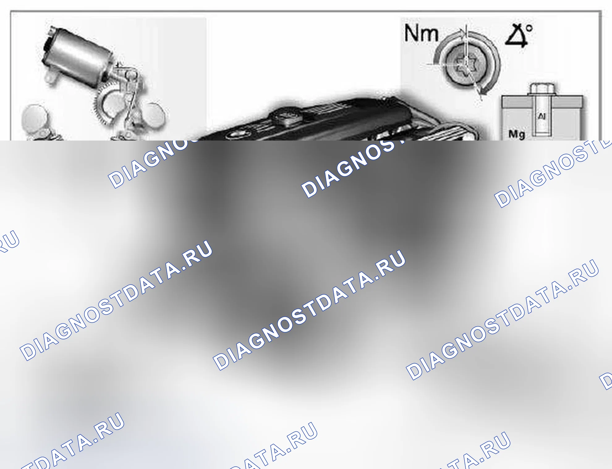 Рис. 370: двигатель N52: E60, E61, E63, E64, E65, E66, E70, E81, E82, E83, E85, E86, E87, E90, E91, E92, E93. BMW M3 E90