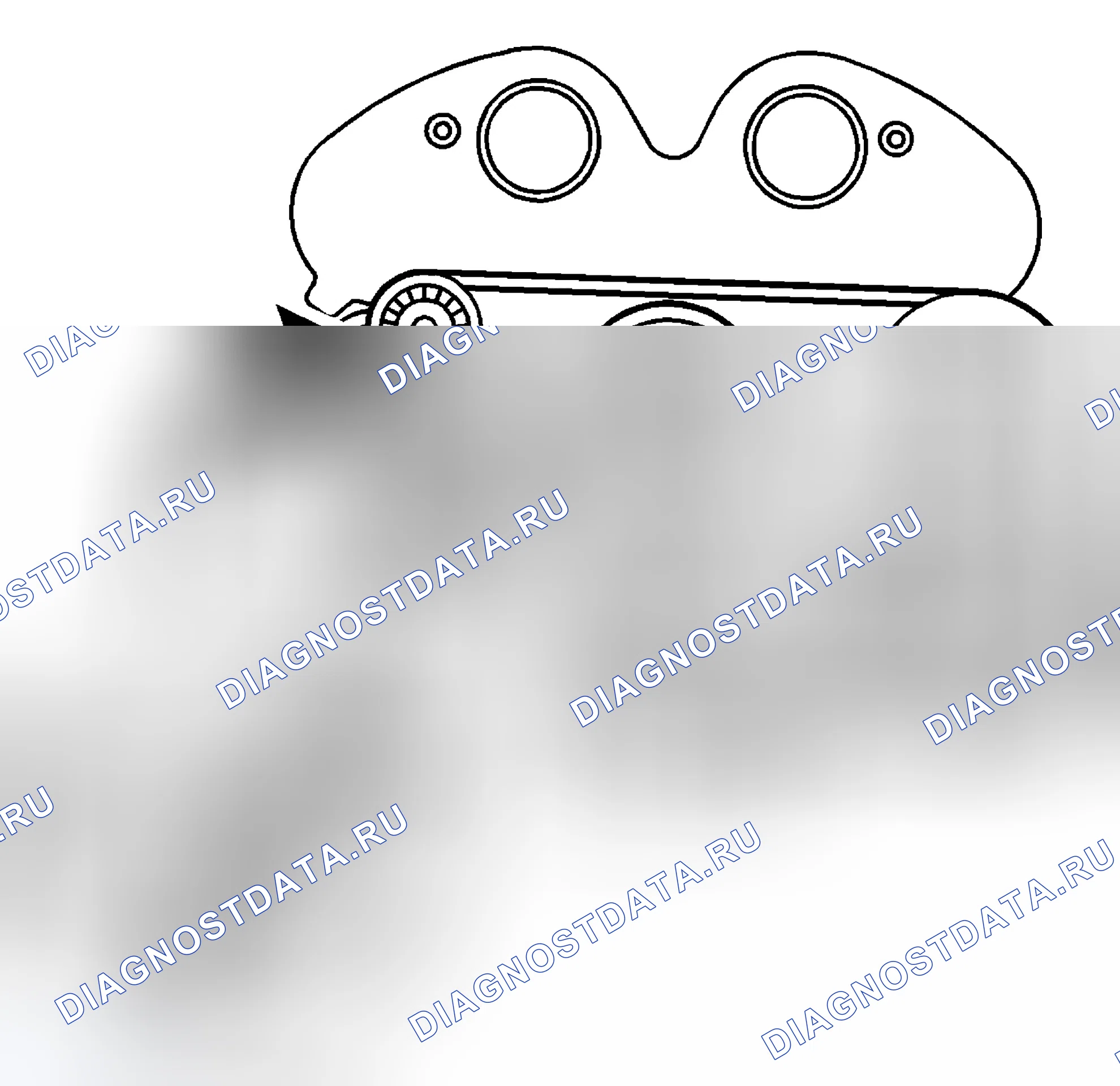 Рис. 3: Порядок демонтажа. Cadillac CTS I
