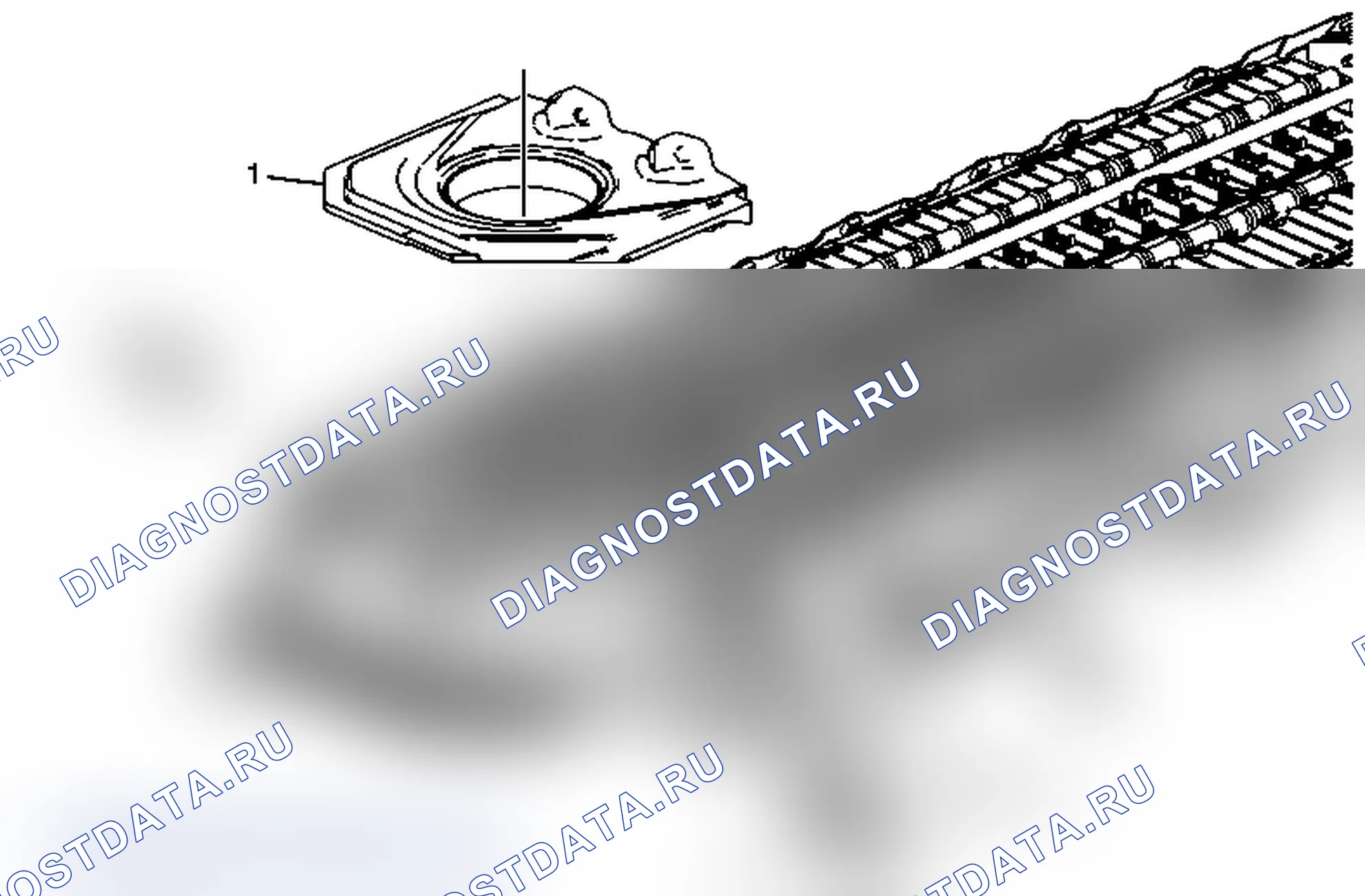 Рис. 58: Замена выходного воздуховода и воздуховода переднего воздуховыпускного отверстия аккумуляторной батареи приводного двигателя. Chevrolet Tahoe III