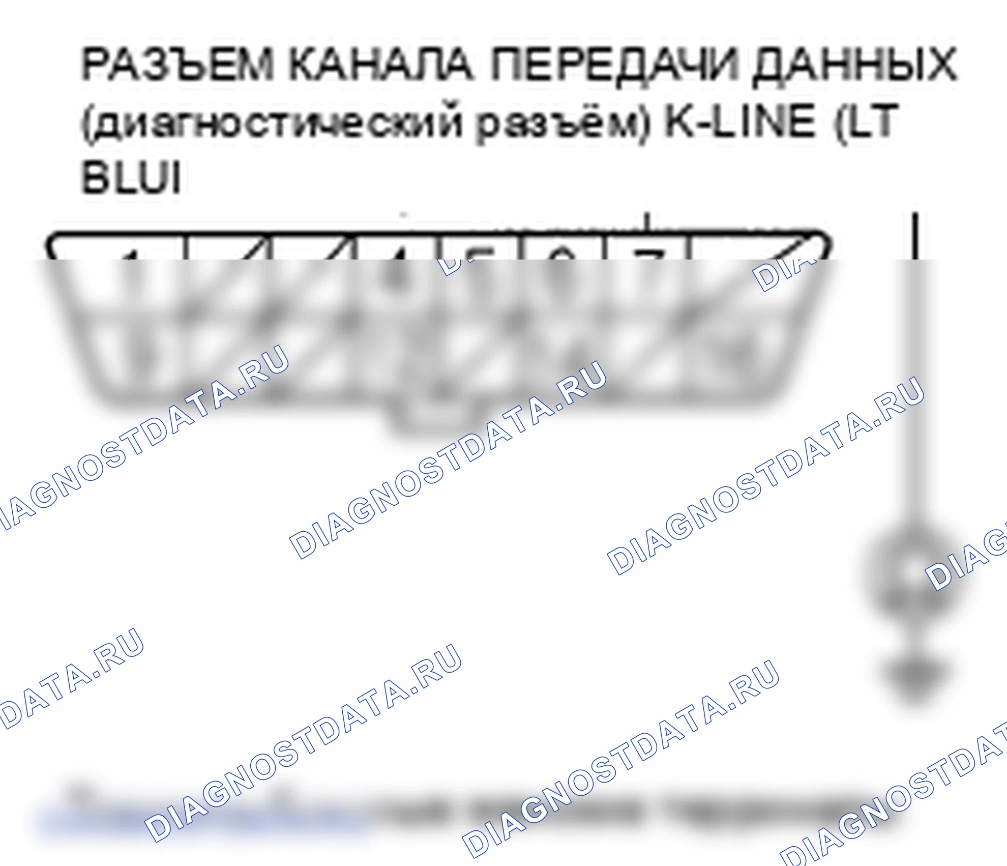 Рис. 174: Поиск и устранение неисправностей в цепи диагностический разъём. Honda Ridgeline I рестайлинг