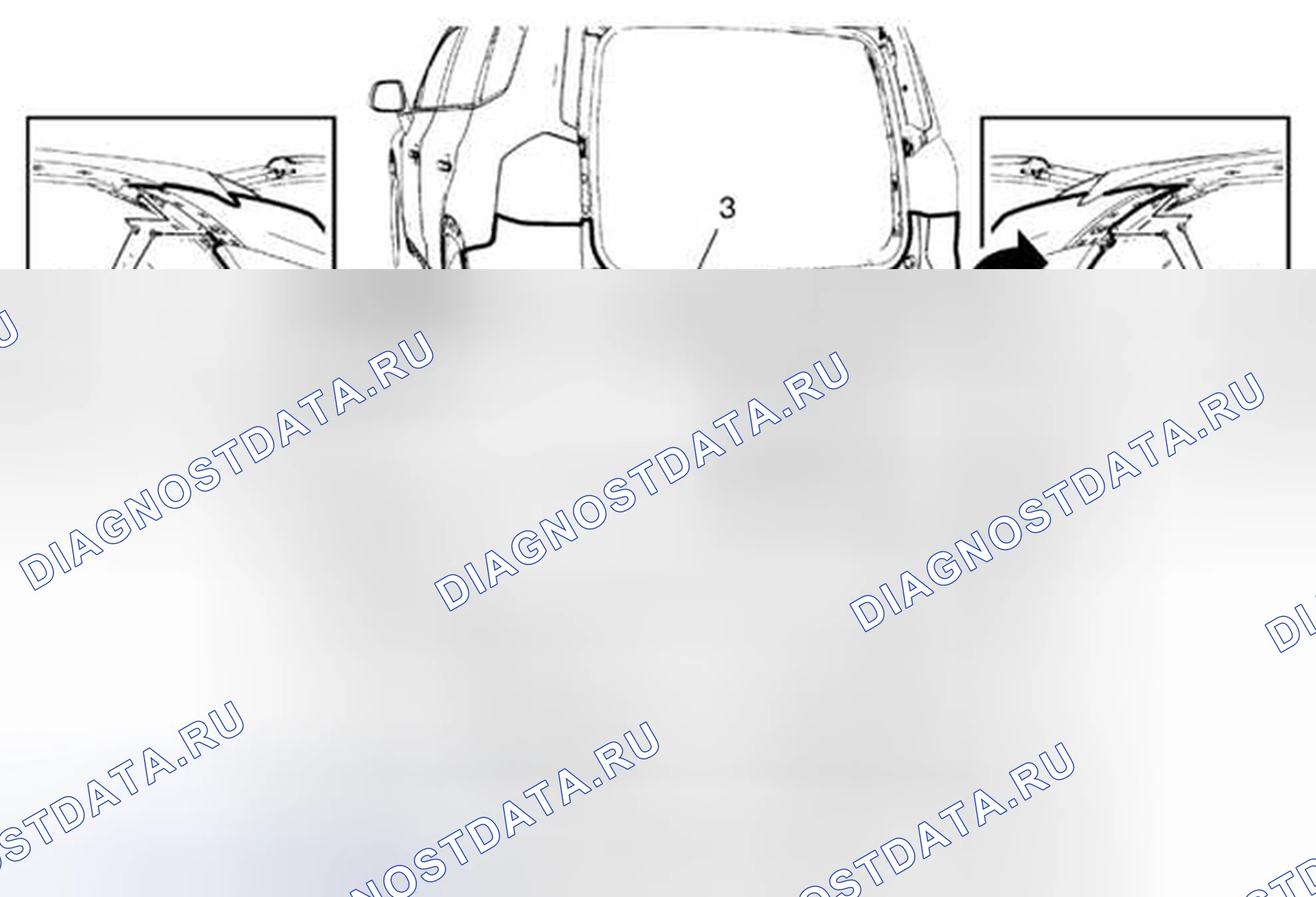 Рис. 16: Снятие и установка задней бампера. Chevrolet Orlando I