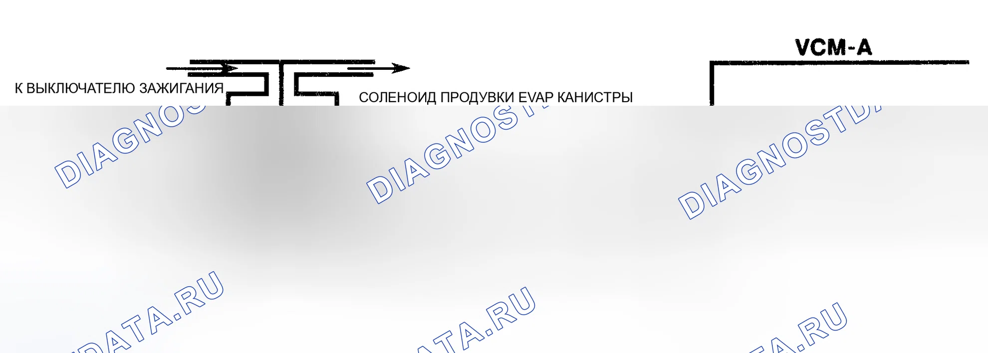 Рис. 242: Схема кода P0441 (серии " S " и " T " 4.3L - VIN W) Неверная продувка Evap. Chevrolet Sportvan G30 