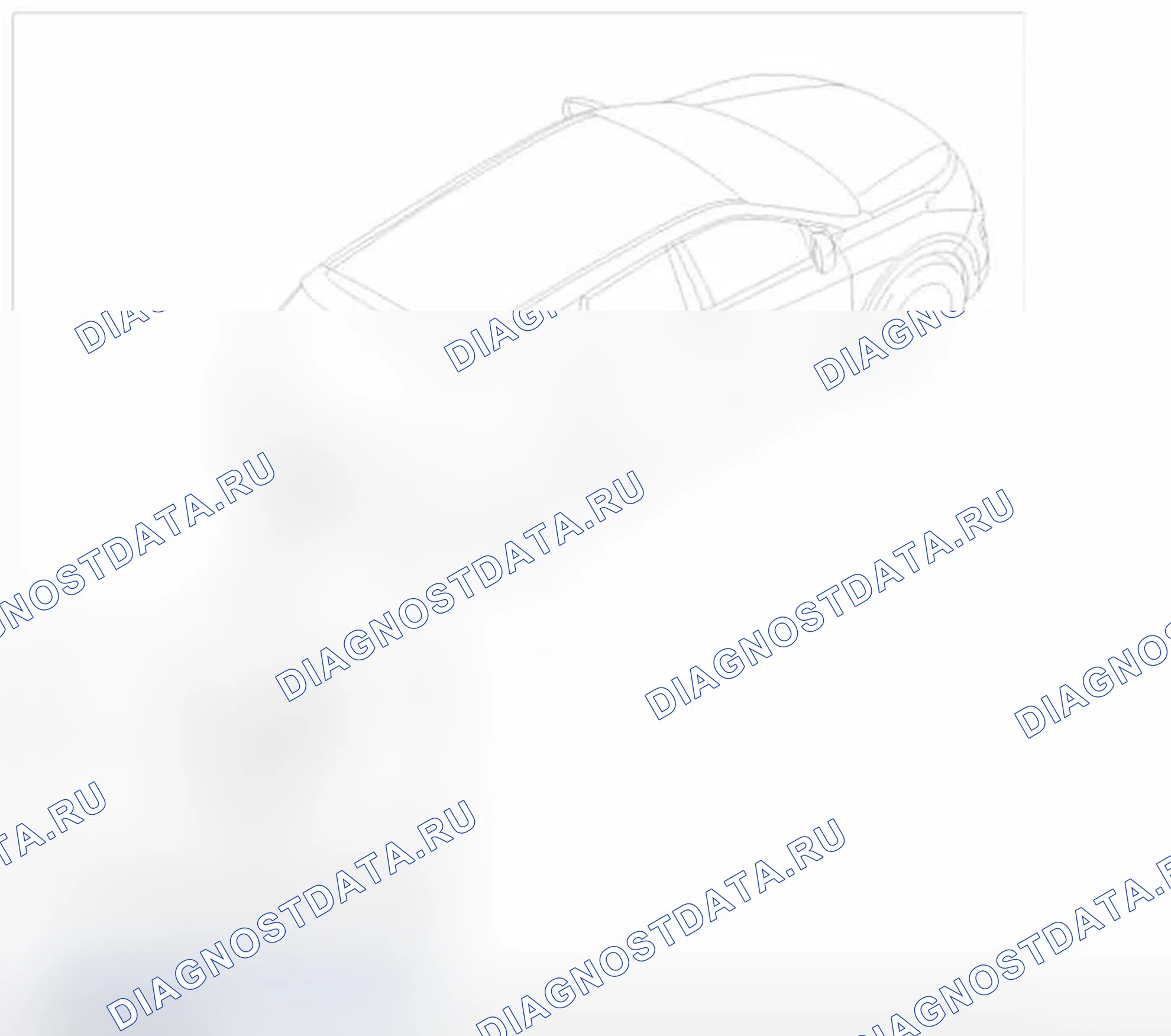 Рис. 78: Расположение компонентов. Hyundai Santa Fe III