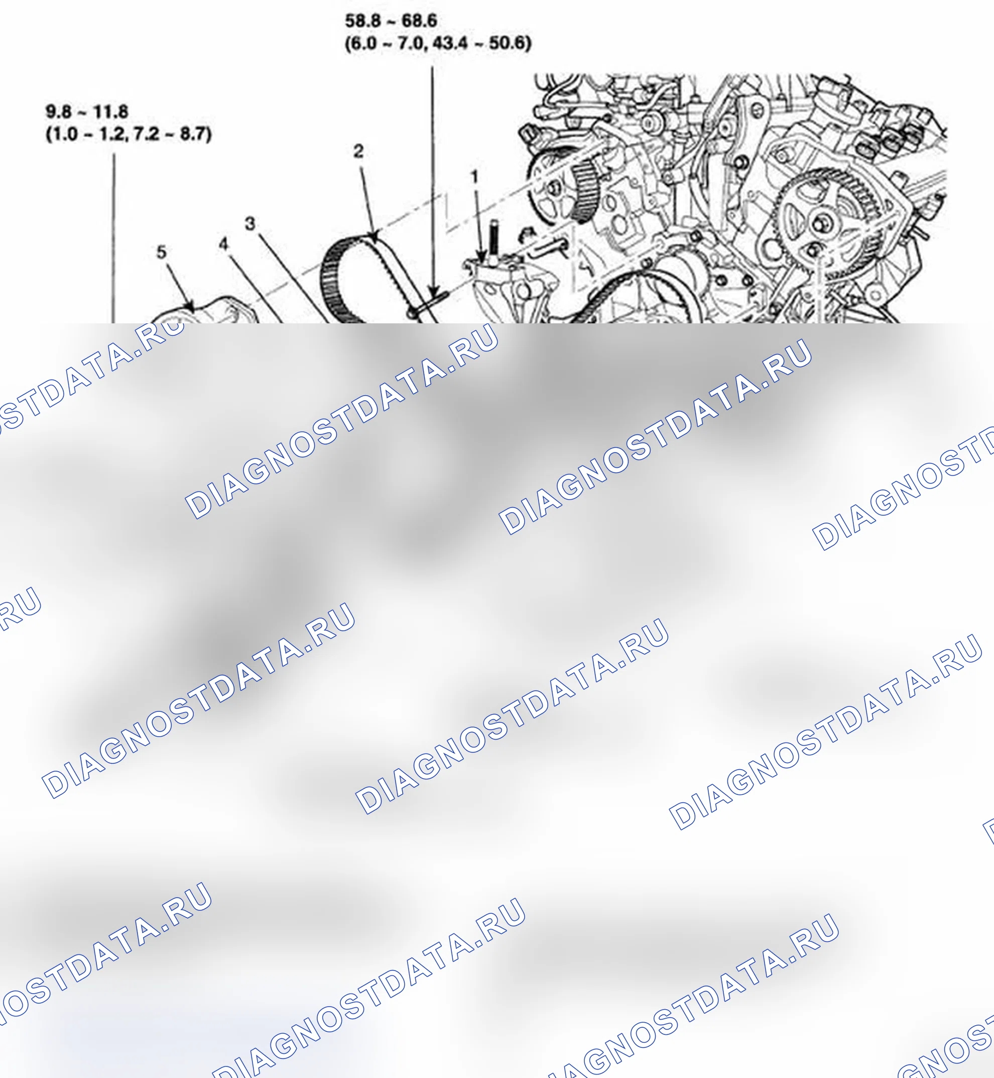 Рис. 166: КОМПОНЕНТЫ. Hyundai Santa Fe II