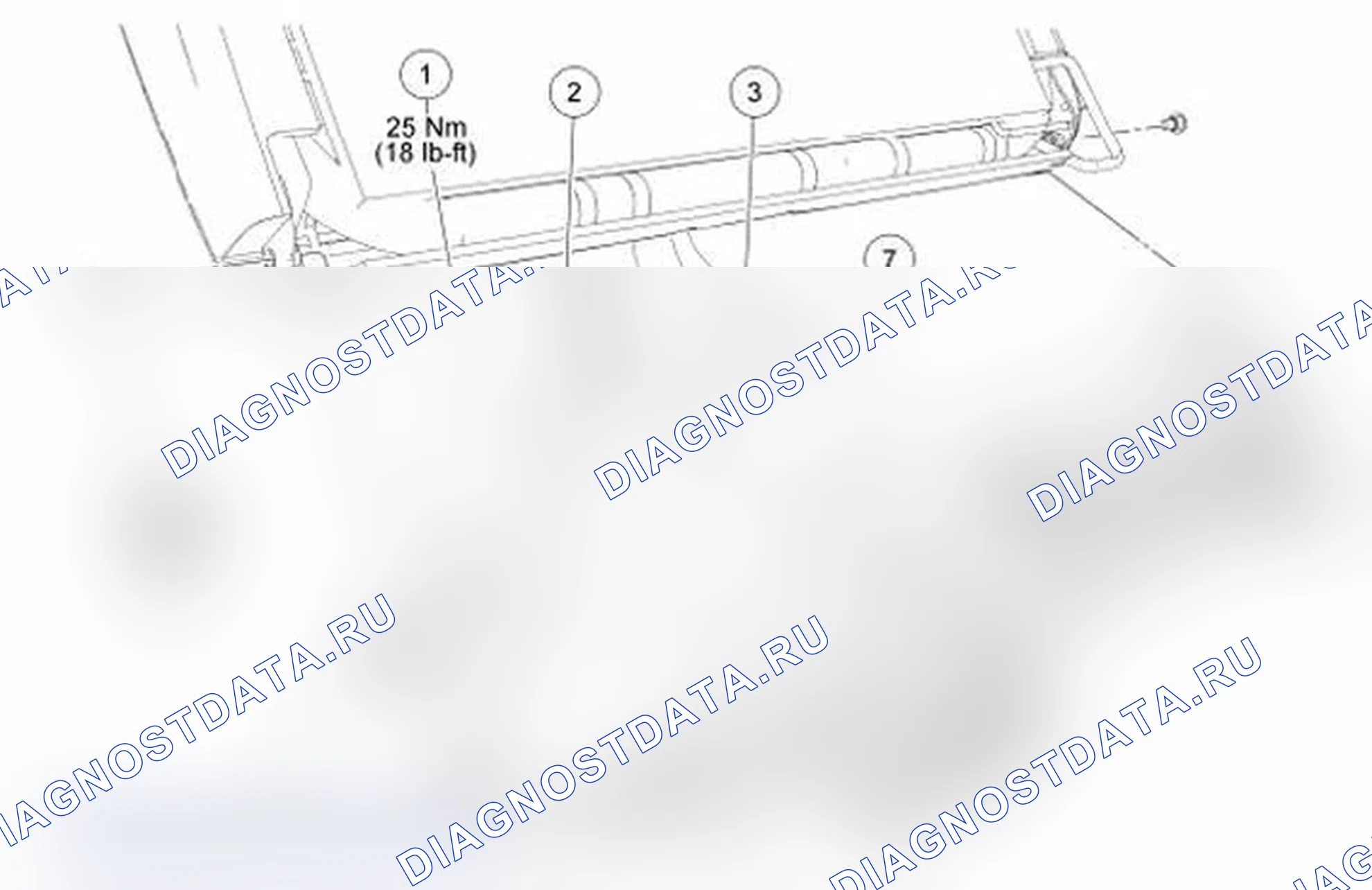 Рис. 4: Вид со снятием спинки. Ford Transit Connect I рестайлинг
