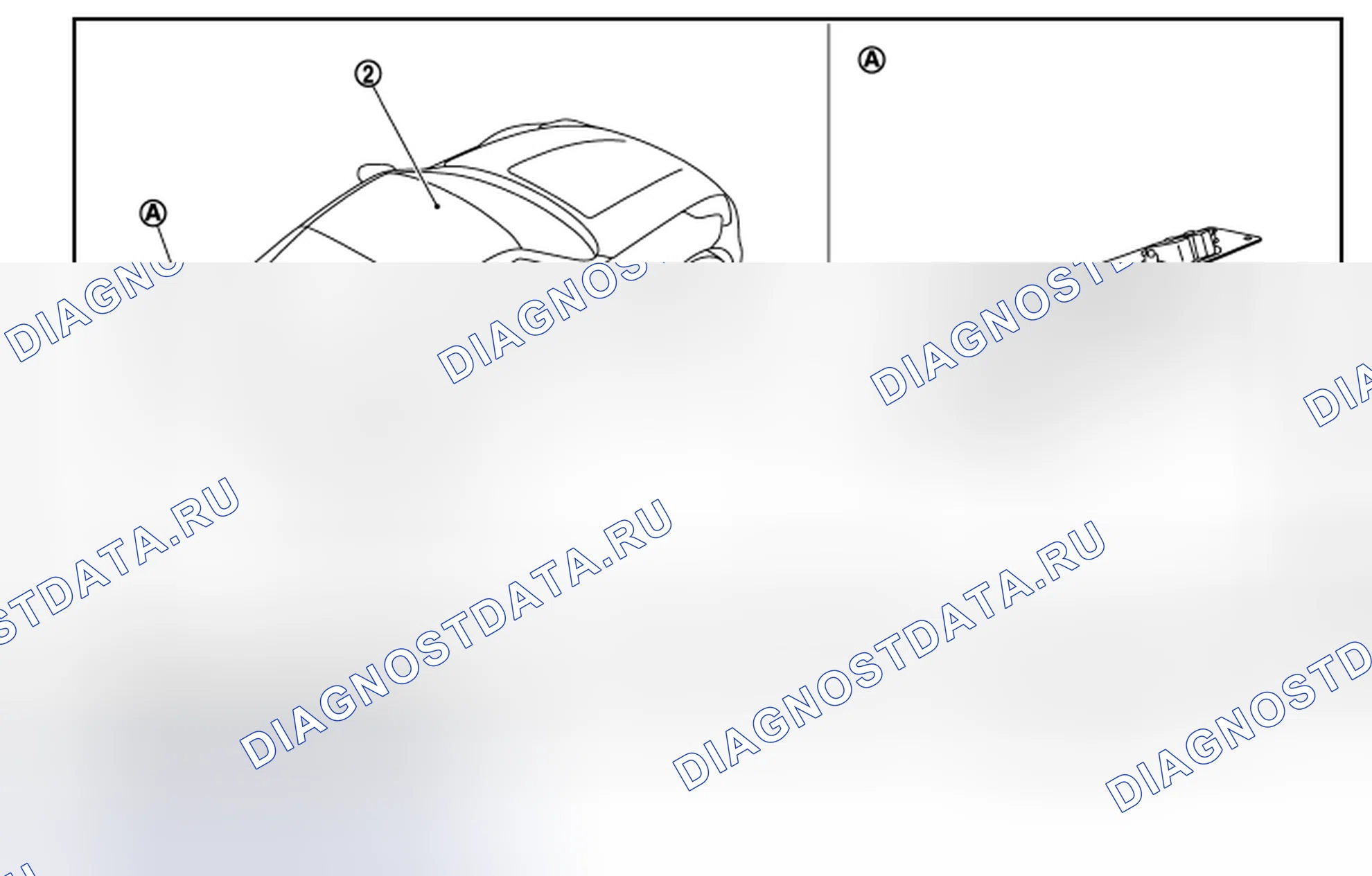 Рис. 24: Расположение компонентов. Honda MDX I