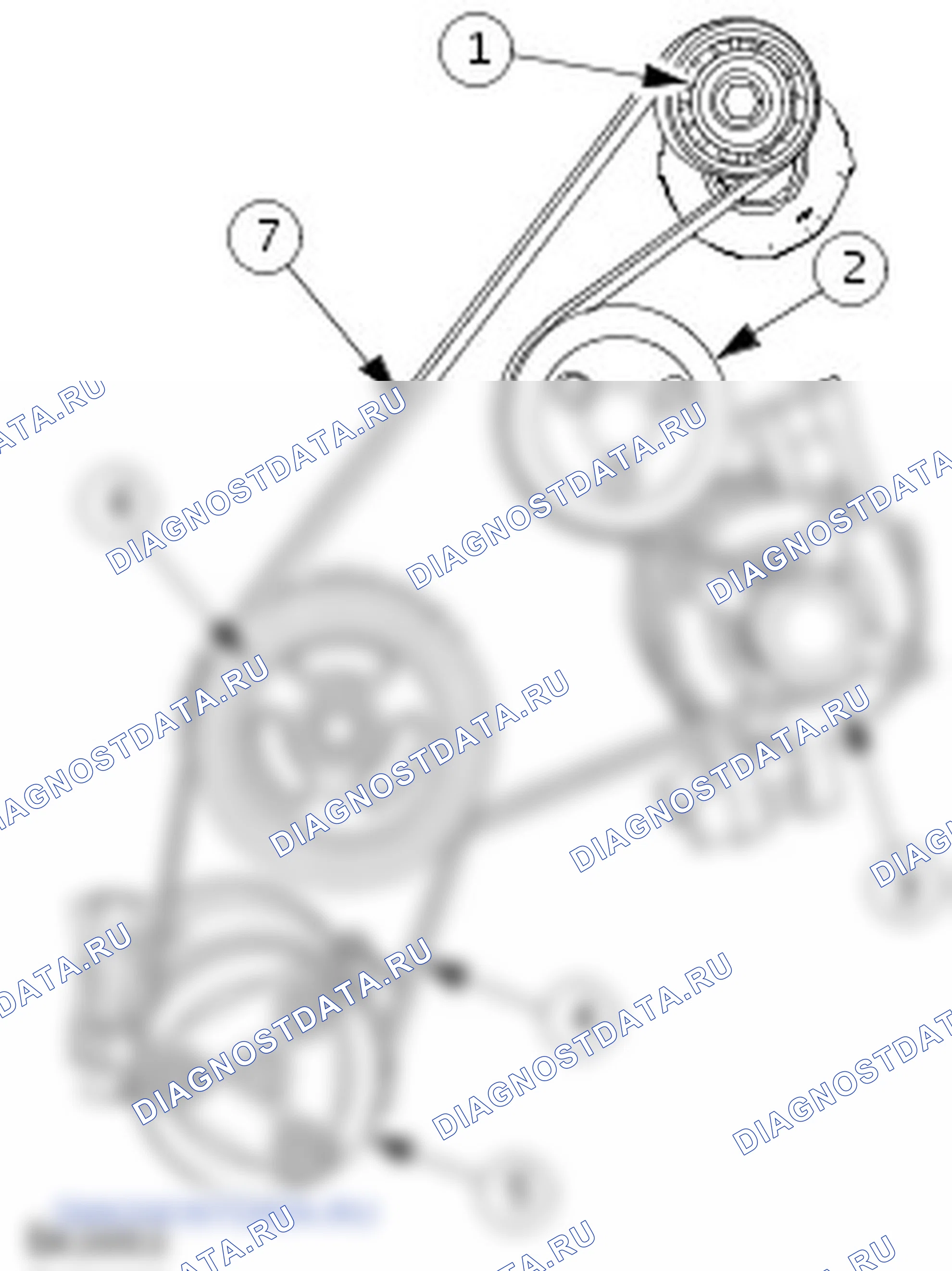 привод вспомогательных агрегатов — 1.8L Duratec-HE (MI4): описание и работа. Ford C-MAX I рестайлинг