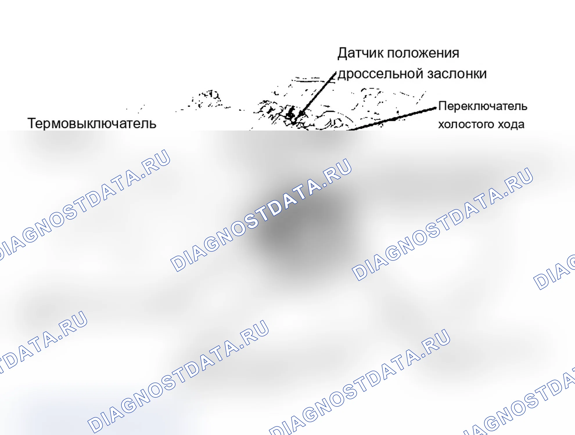 Рис. 5: Расположение компонентов (5 из 6). Mazda MX-6 V