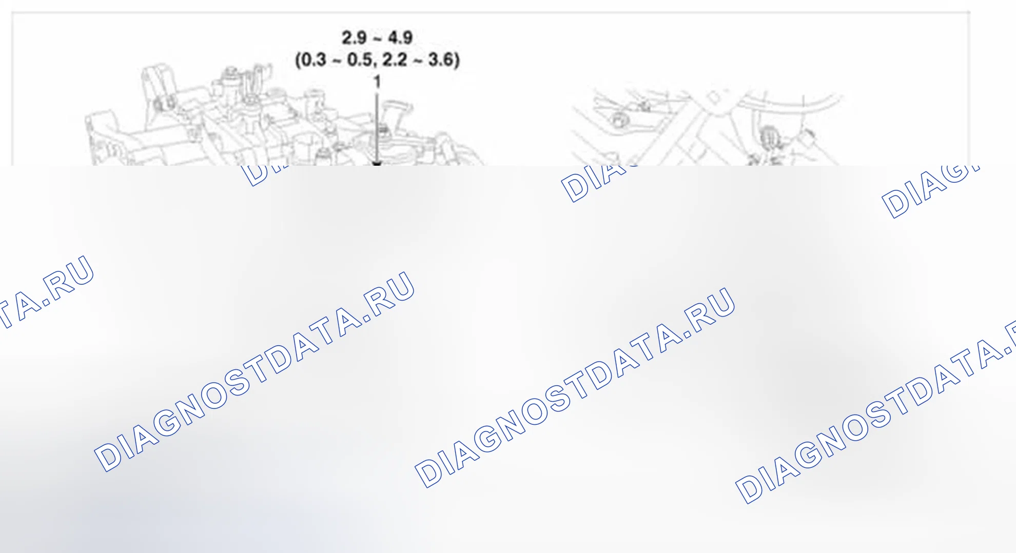 Рис. 36: Расположение компонентов. Hyundai Veloster I