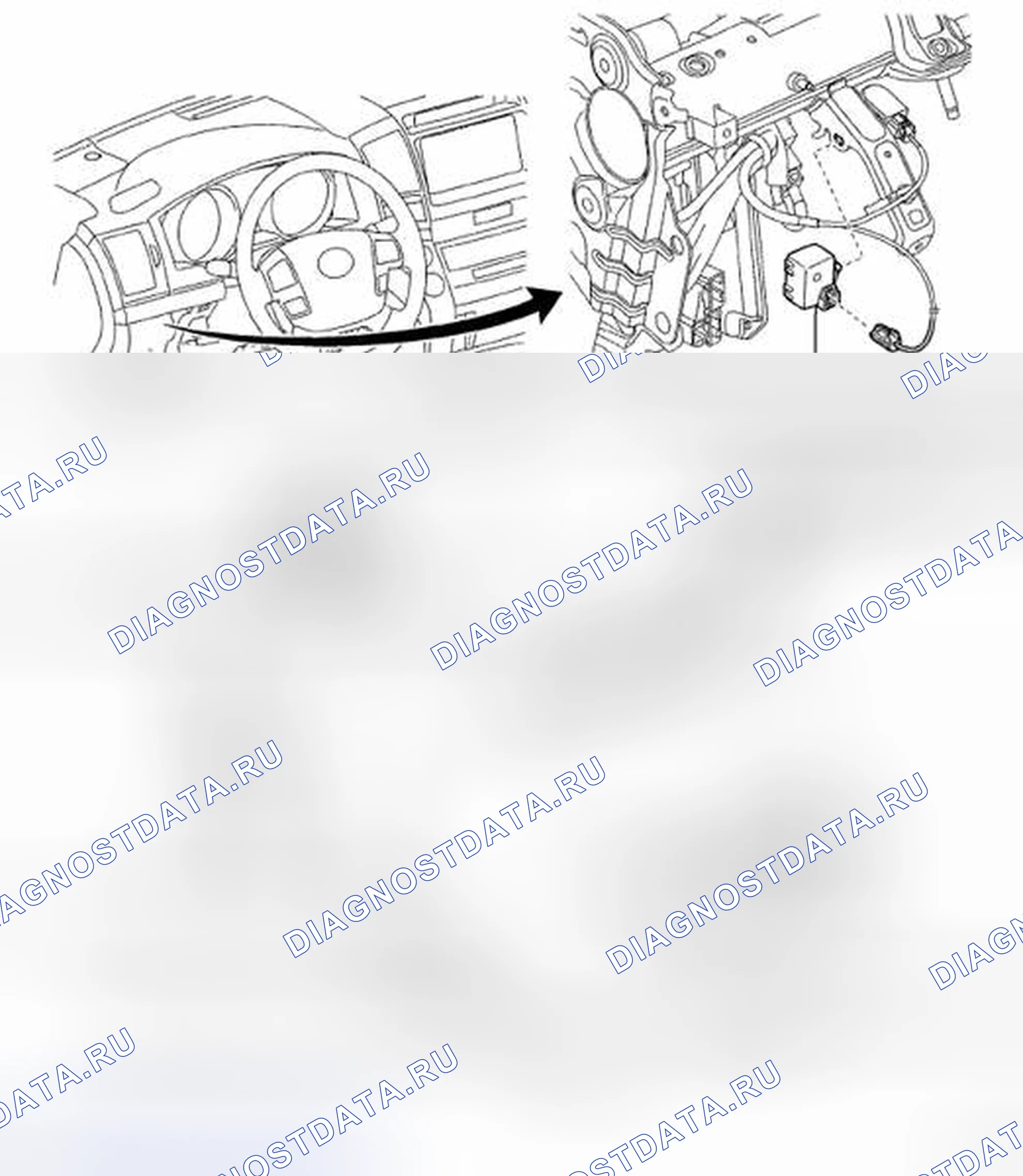Рис. 133: КОМПОНЕНТЫ. Toyota Land Cruiser 200
