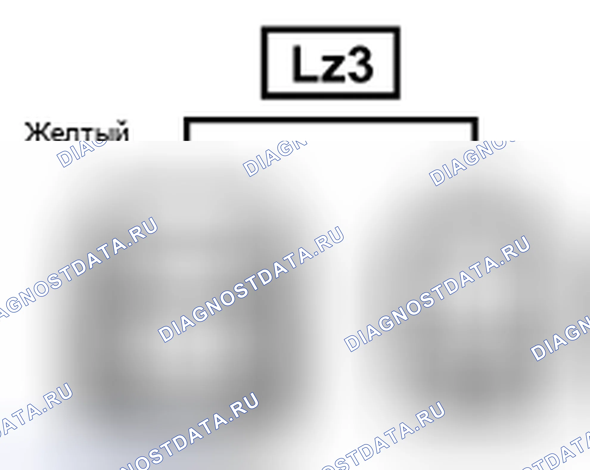 Рис. 911: Вид с торца линейного соединителя (Lz3). Toyota Land Cruiser 200