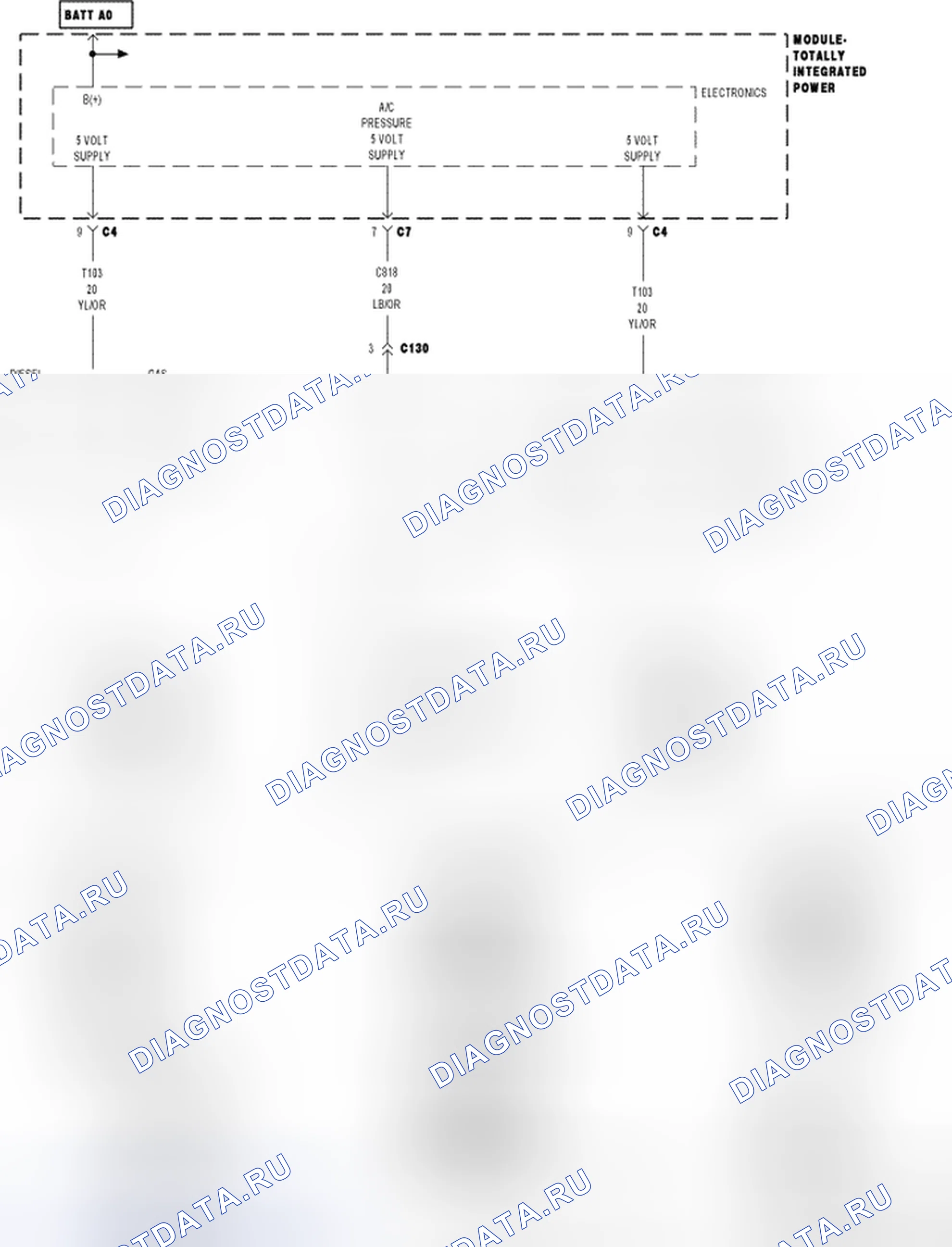 Рис. 12: Принципиальная схема. Dodge Cab & Chassis R3500 HD transition