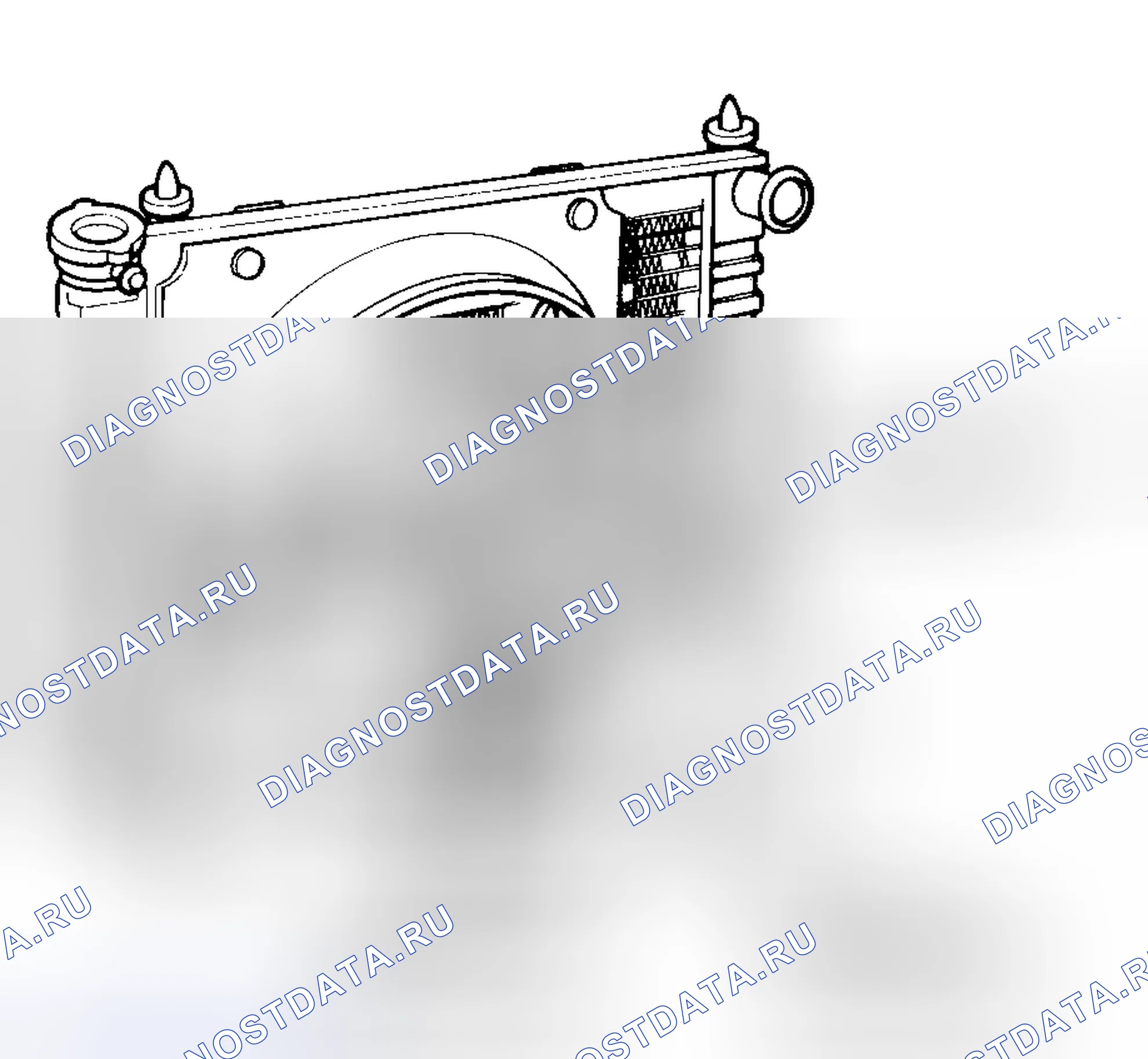 Рис. 2: Электродвигатель вентилятора. Dodge Cab & Chassis R3500 AD pre