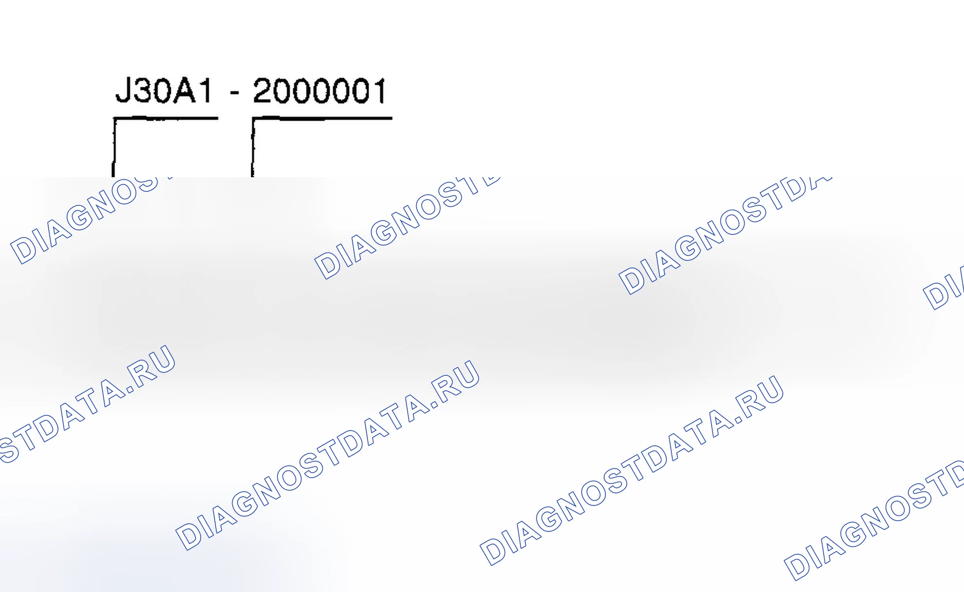 Рис. 28: Номер двигателя. Honda Accord VI