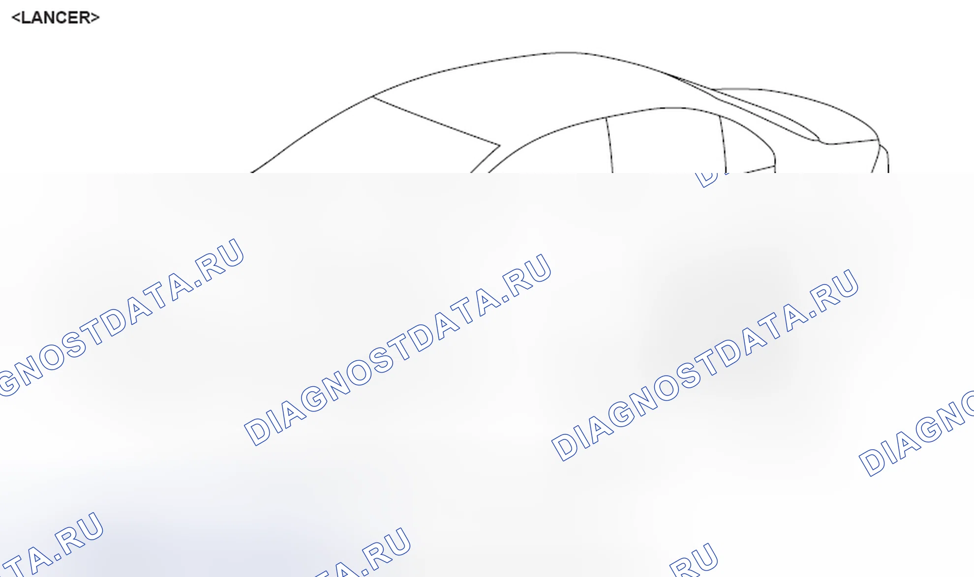 Рис. 101: ДЕМОНТАЖ И МОНТАЖ. Mitsubishi Lancer Ralliart X рестайлинг