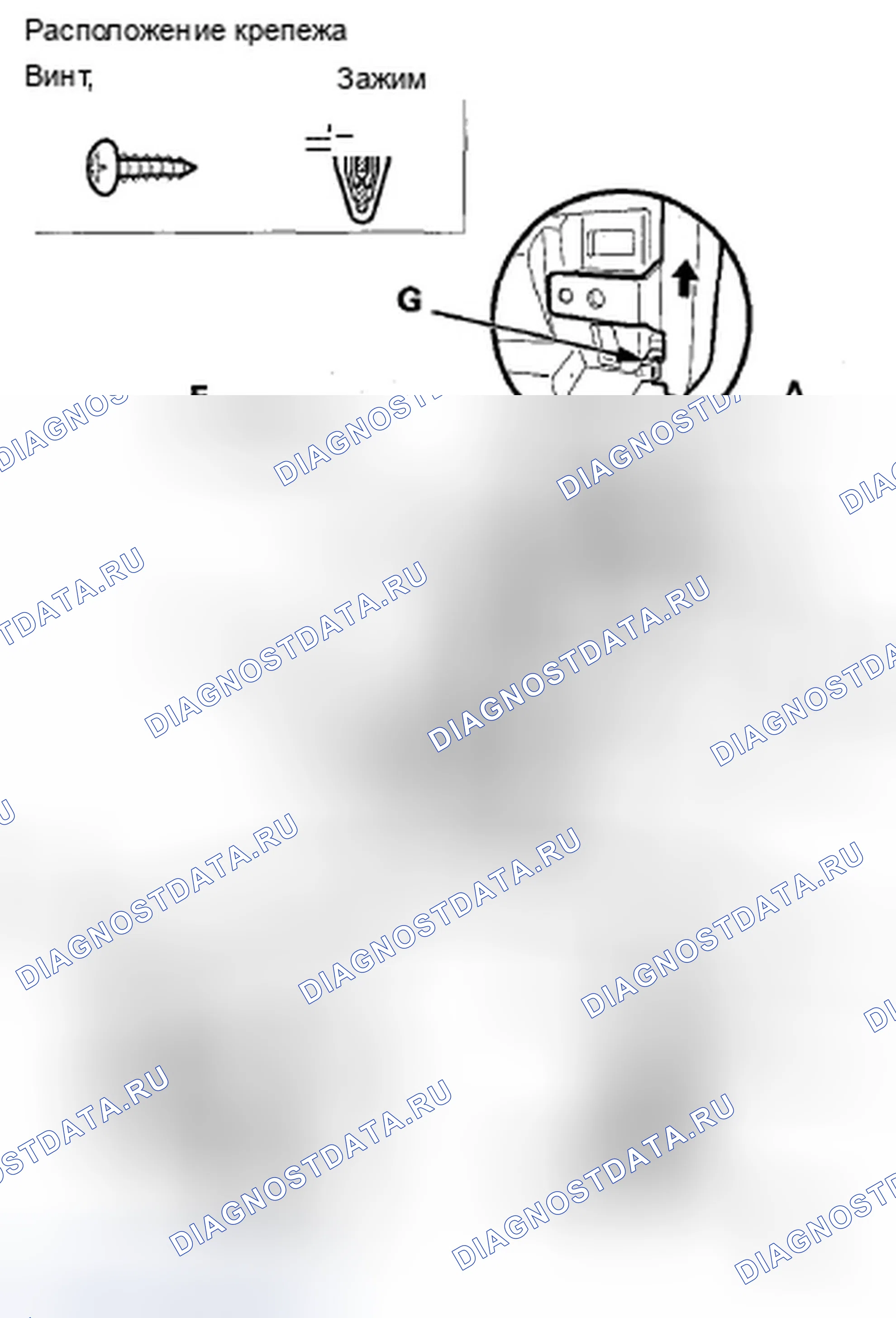 Рис. 191: Снятие/установка глухой крышки колонны. Acura TSX II