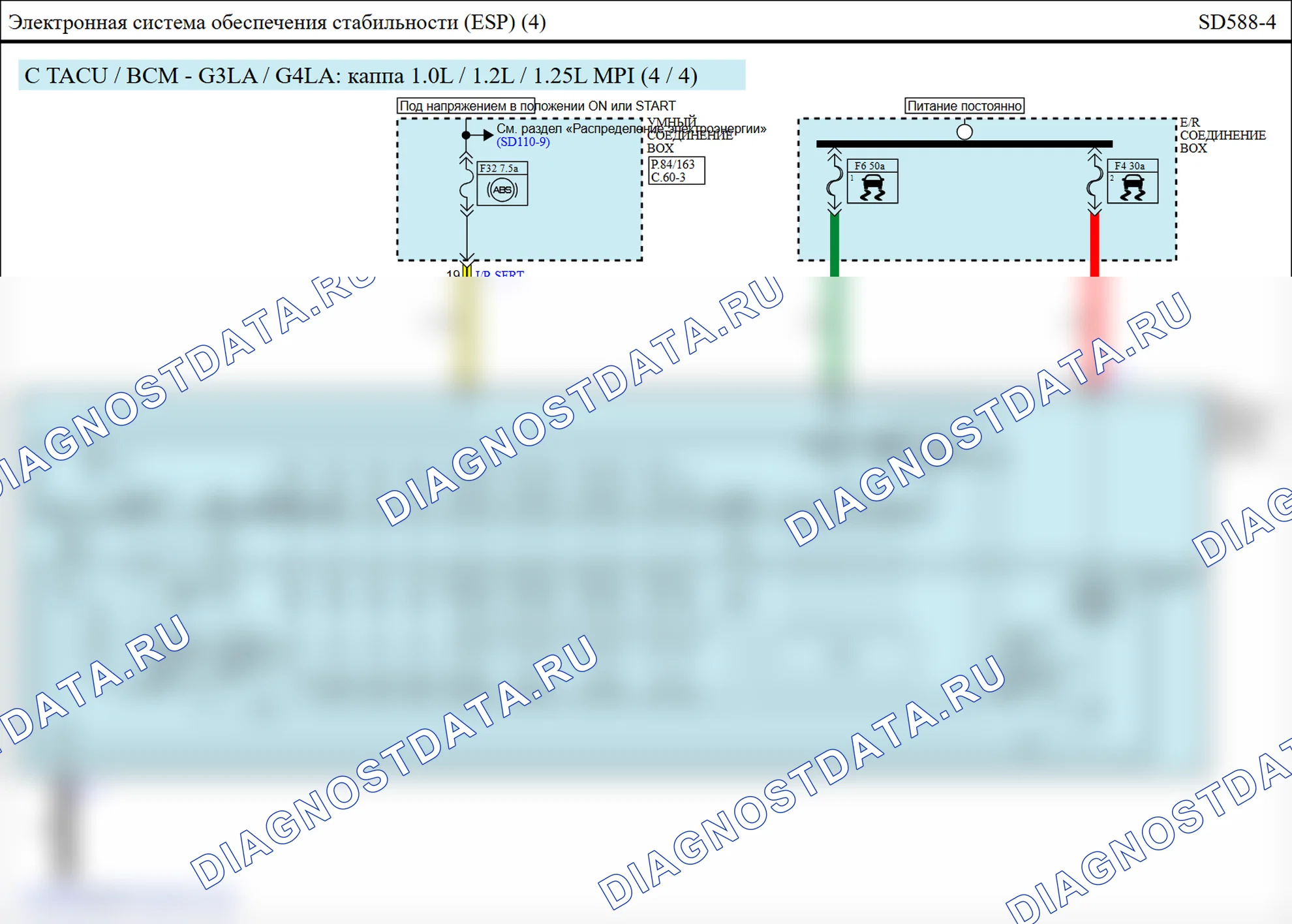 C1503: Ошибка коммутатора TCS/ESC (ESP). Hyundai GRAND i10/Xcent BA