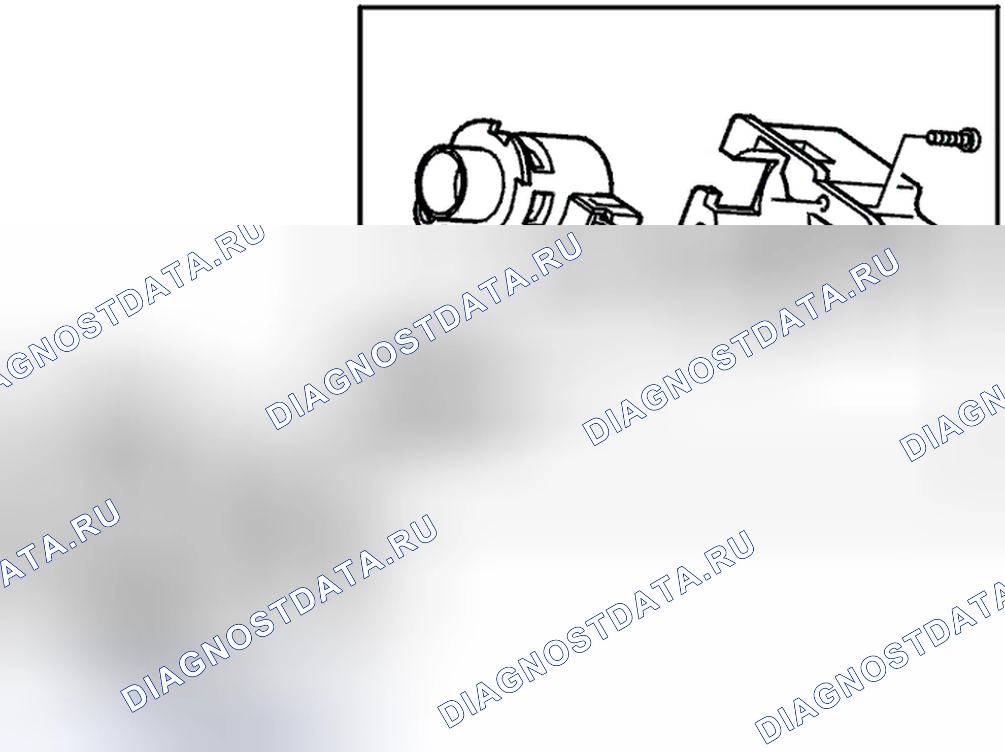 Рис. 176: Удаление. Volvo XC70 I рестайлинг
