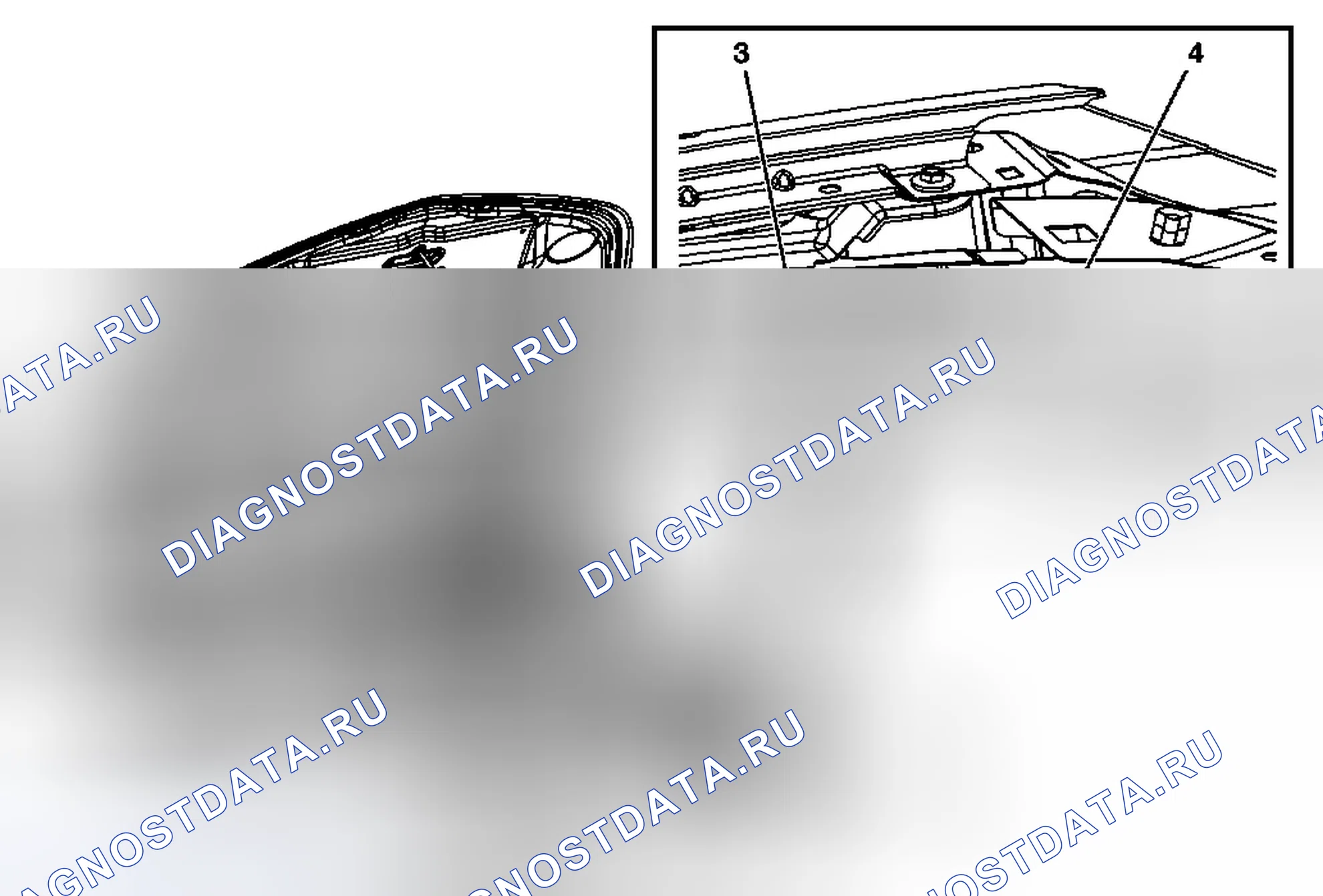 Рис. 3: Замена шланга омывателя ветрового стекла. Chevrolet Malibu VII