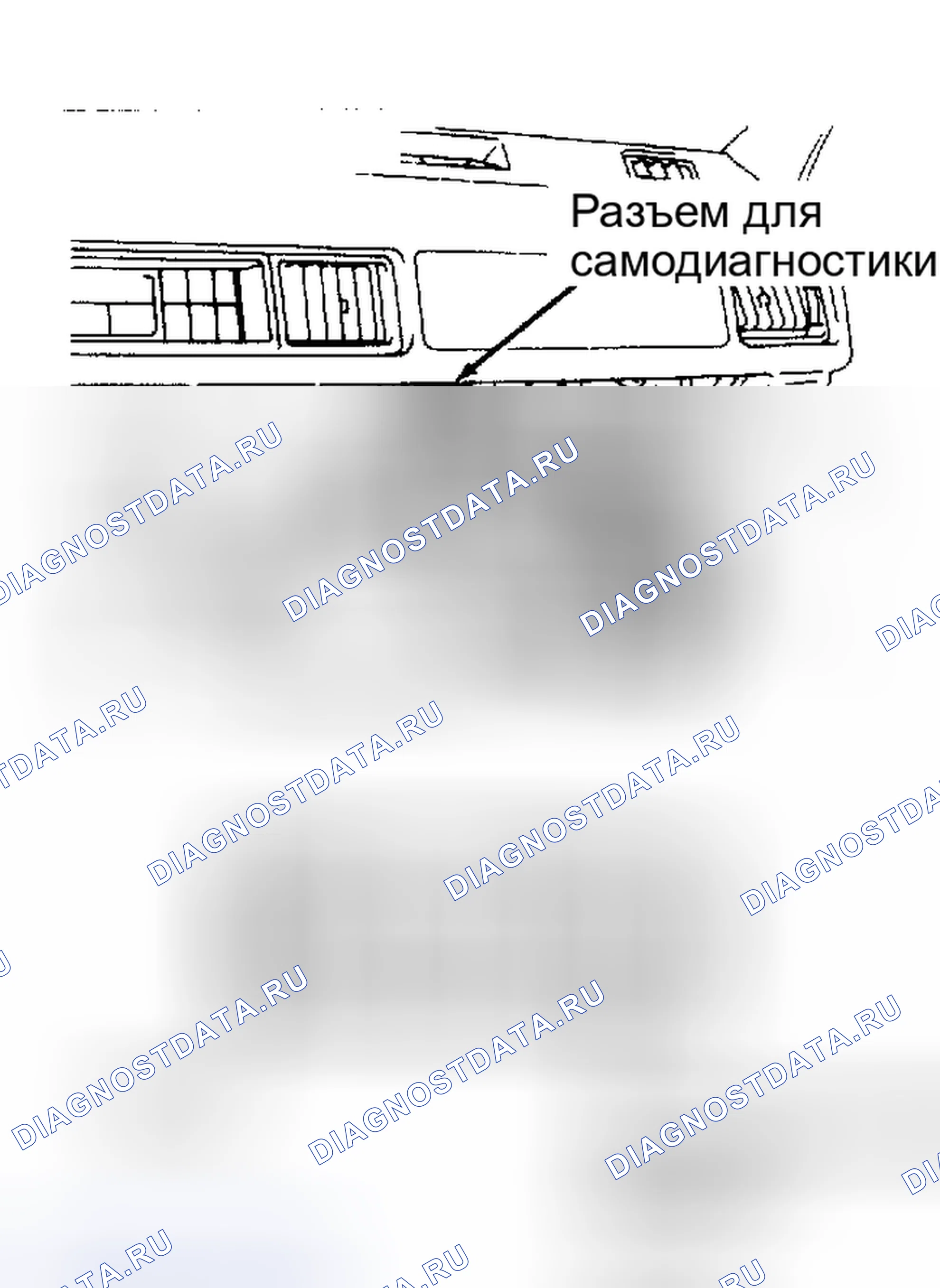 Рис. 1: САМОДИАГНОСТИКА. Mitsubishi Starion I
