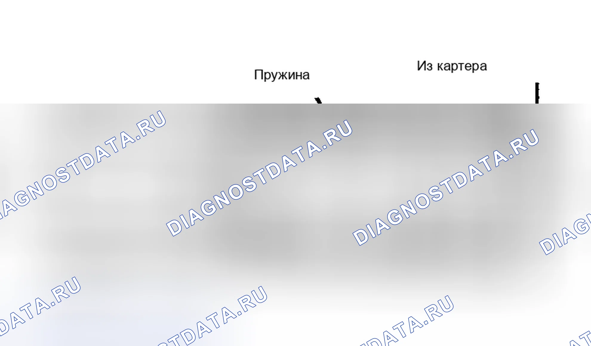 Рис. 37: Вид с местным разрезом клапана принудительная вентиляция картера (PCV) (принудительная вентиляция картера) (типовой). AMC Eagle I