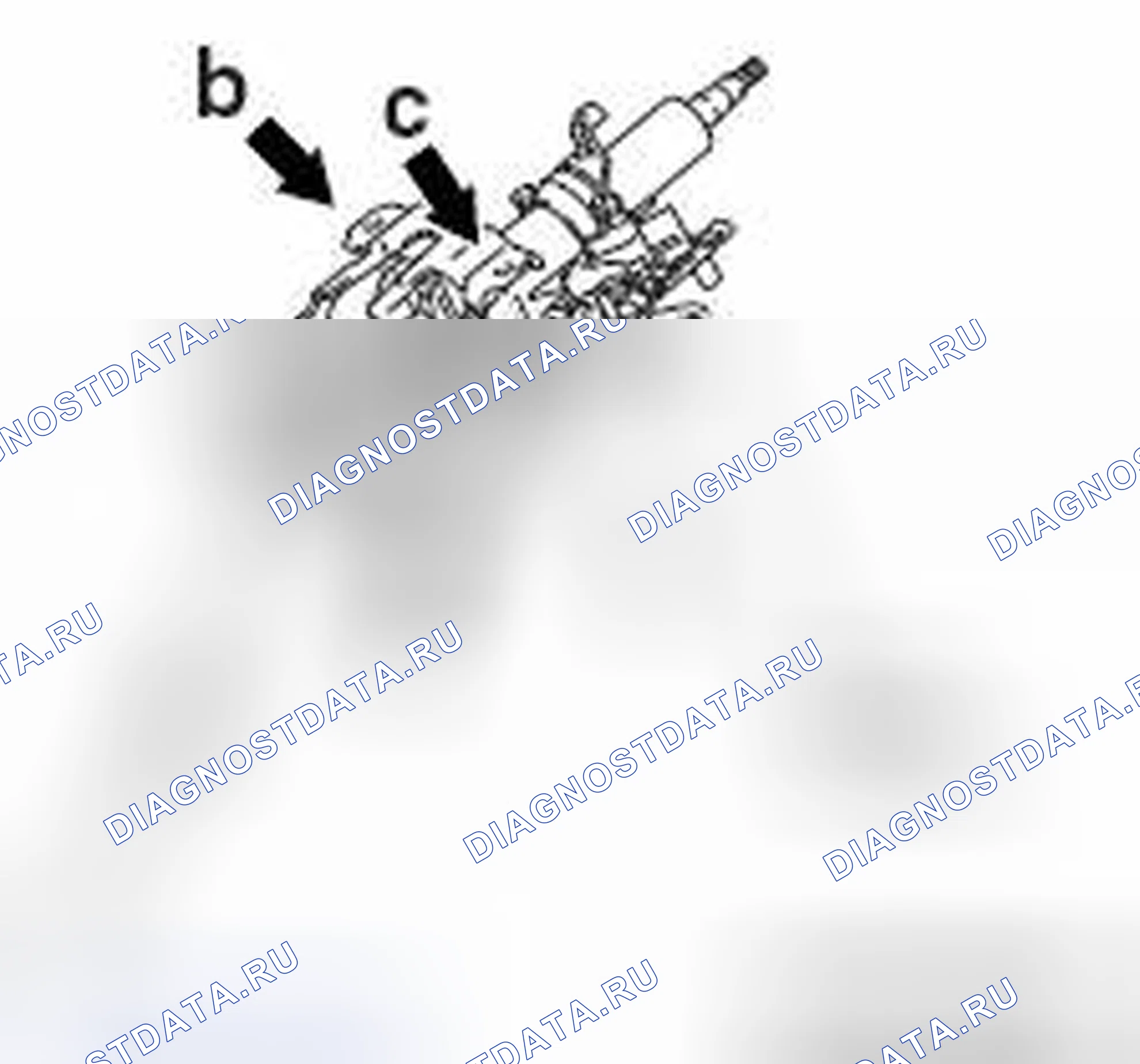 Рис. 28: > > A < < МОНТАЖ ВАЛА РУЛЕВОЙ КОЛОНКИ В СБОРЕ. Honda e:NP1 I