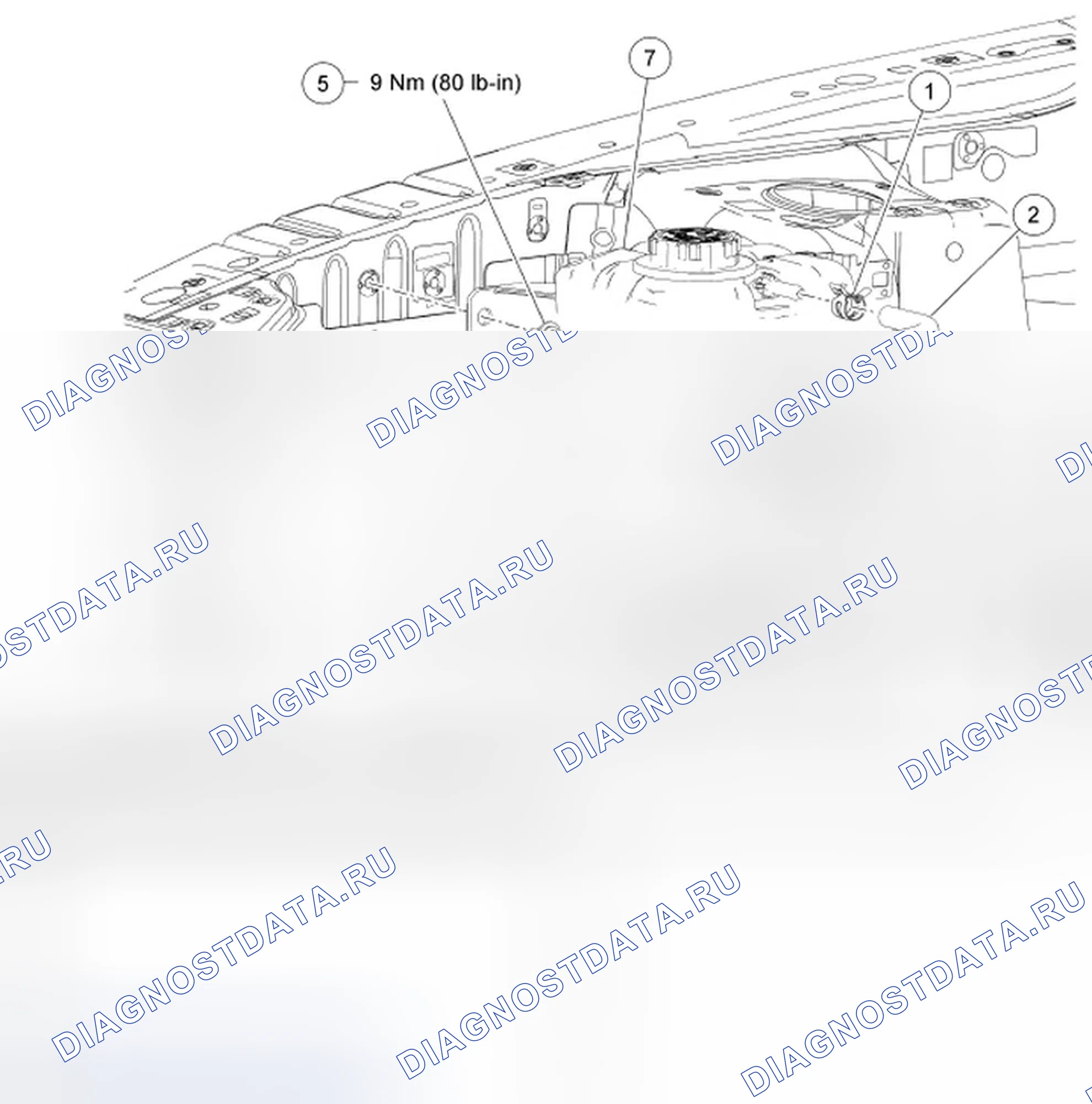Рис. 10: Флакон для дегазации. Ford Freestyle I