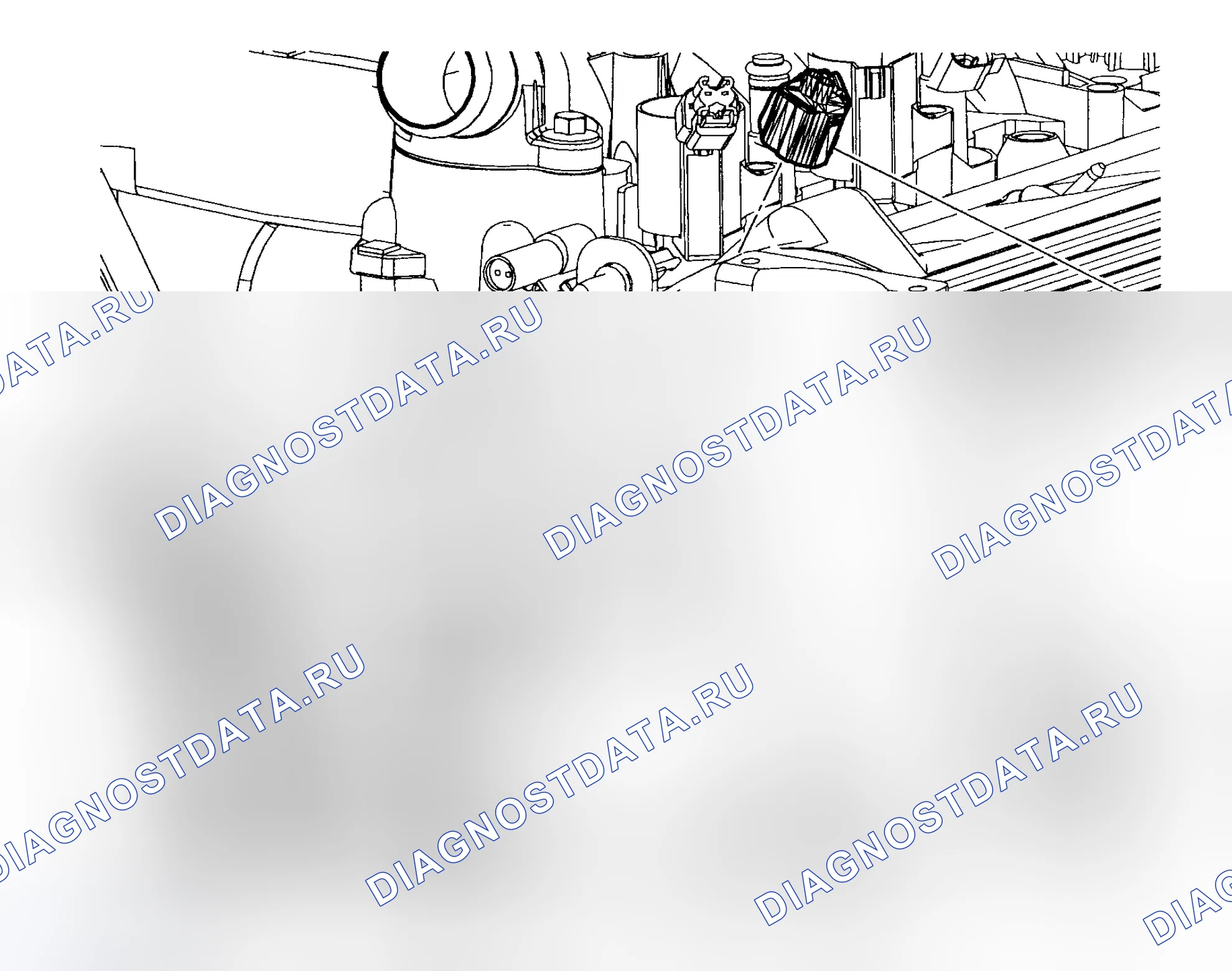 Рис. 7: Демонтаж и монтаж (4.6L). Ford Explorer III
