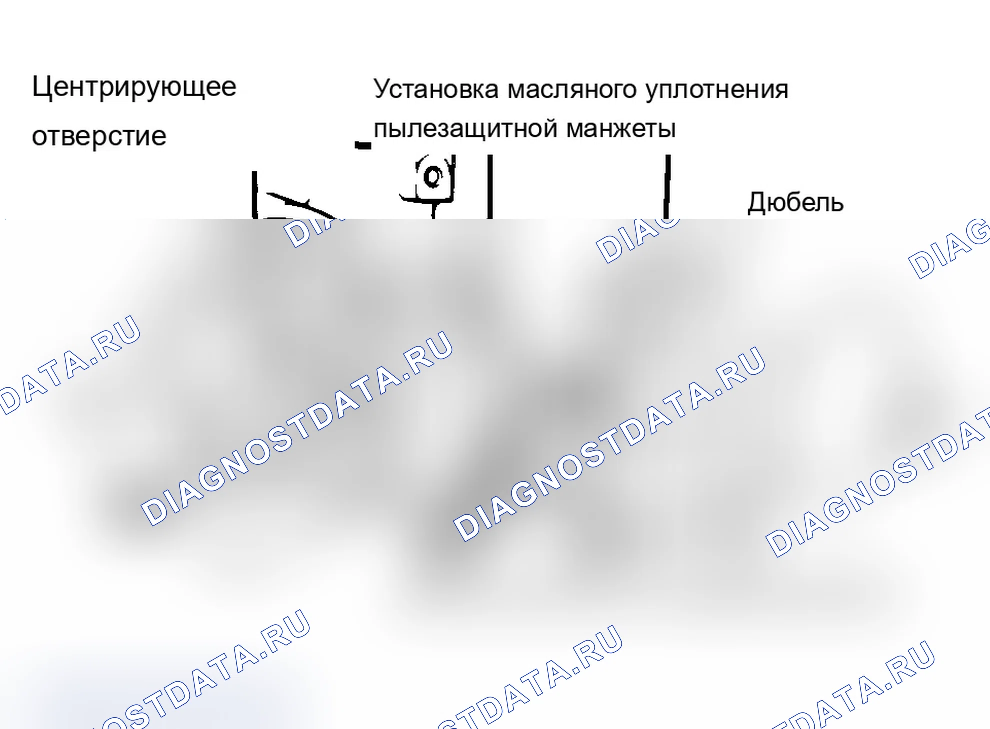 Рис. 29: Установка типичного цельного масляного уплотнения. BMW X5 M E70