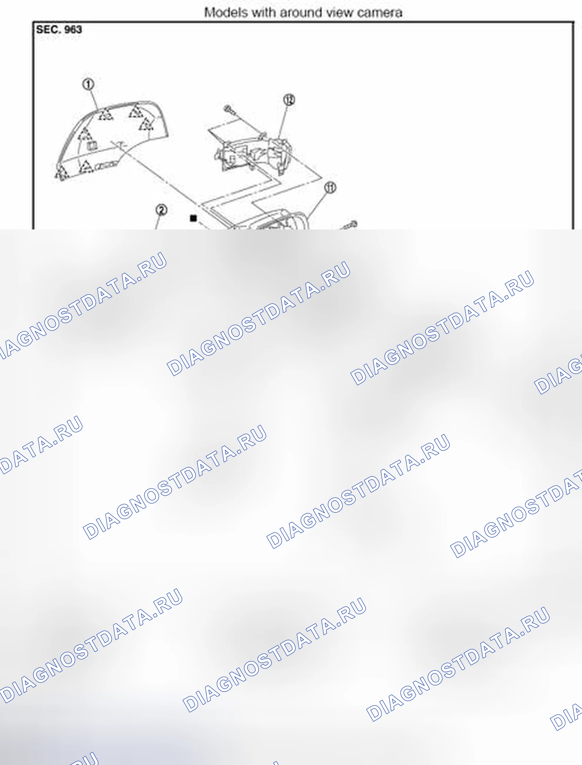 Рис. 3: Разнесенный вид. Nissan Quest IV