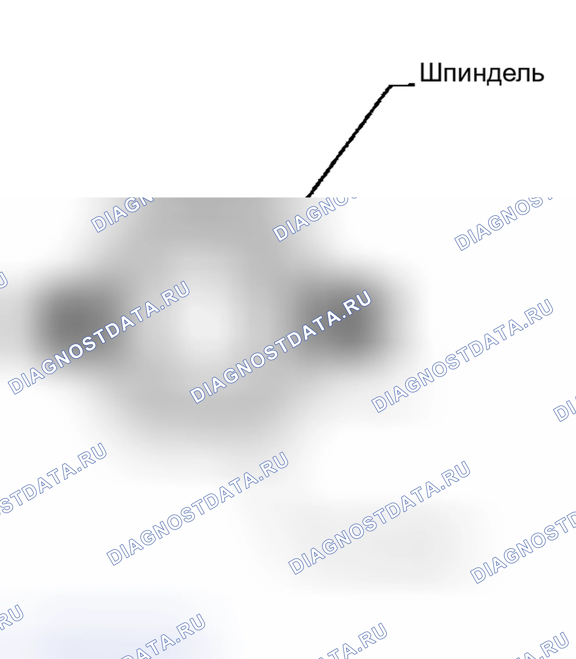 Рис. 59: Обжатие двух мест контргайки. Infiniti I30 II