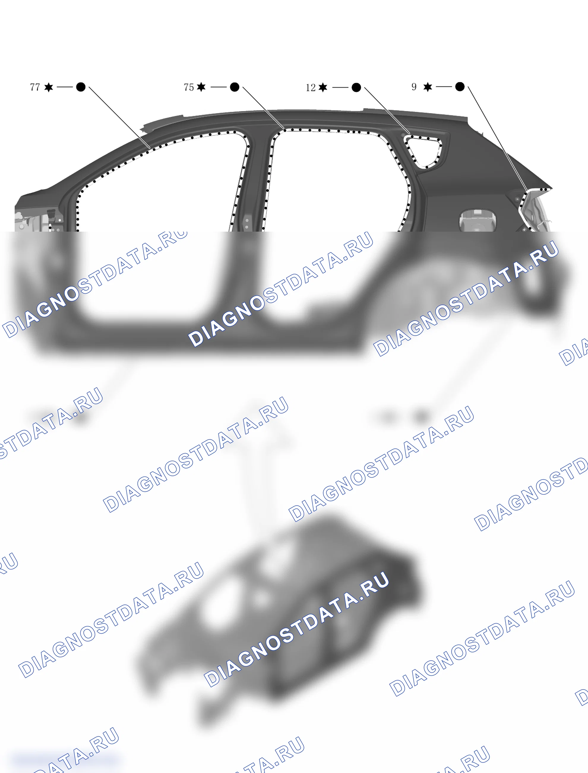 Боковые периферийные панели — Haval H4. Haval H4 I