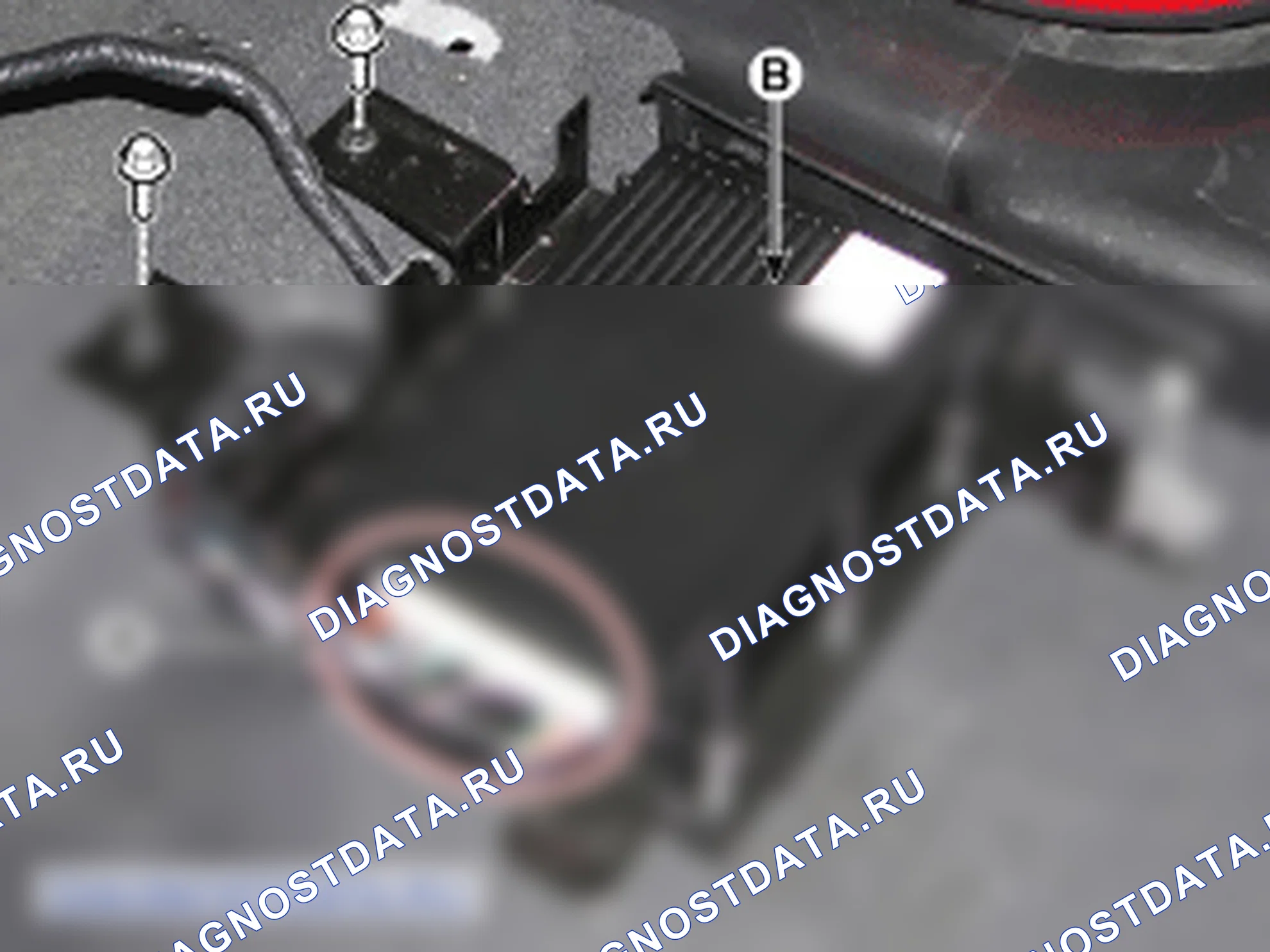 Снятие внешнего усилителя. Hyundai Santafe Sport DMA