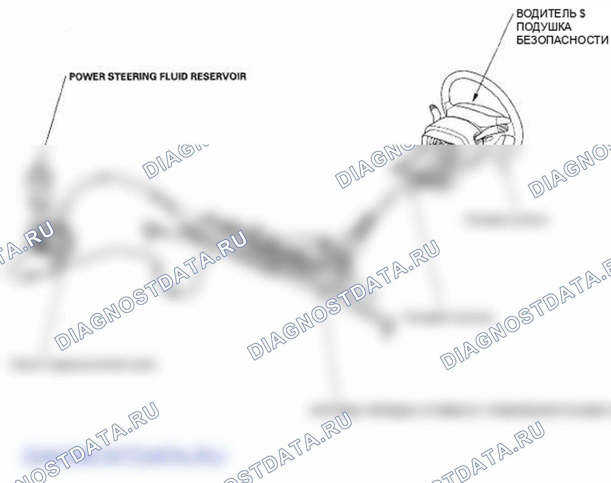 Рис. 2: Индекс расположения компонентов. Honda Element YH2 рестайлинг