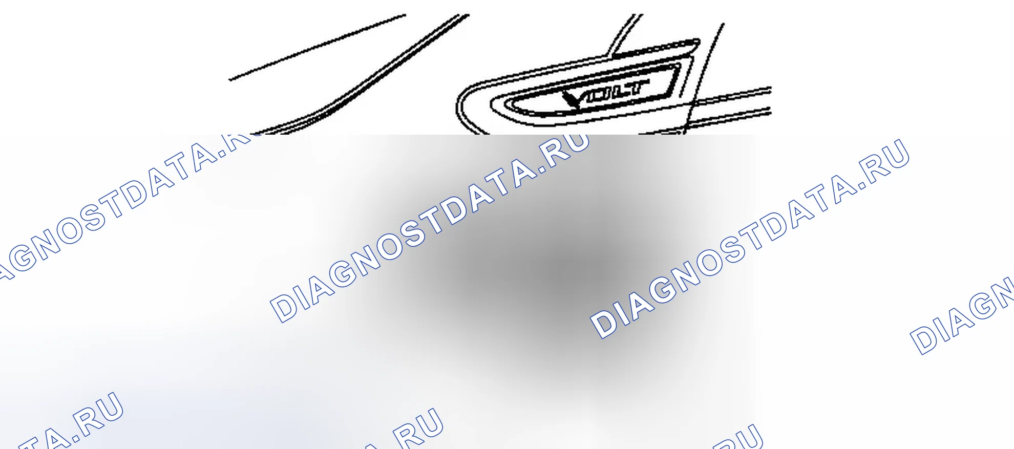 Рис. 88: Замена дверной петли для порта зарядки. Chevrolet Volt I