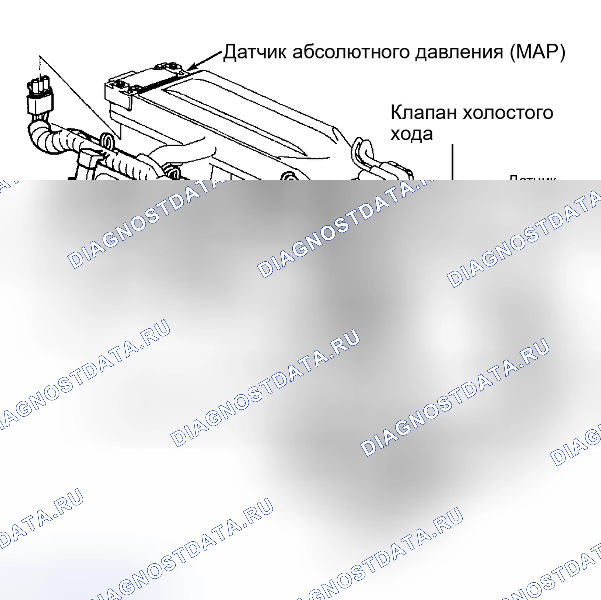 Рис. 53: РАСПОЛОЖЕНИЕ КОМПОНЕНТОВ ДВИГАТЕЛЯ (1.9L VIN 7 и 8 - SATURN). Hyundai Stellar I