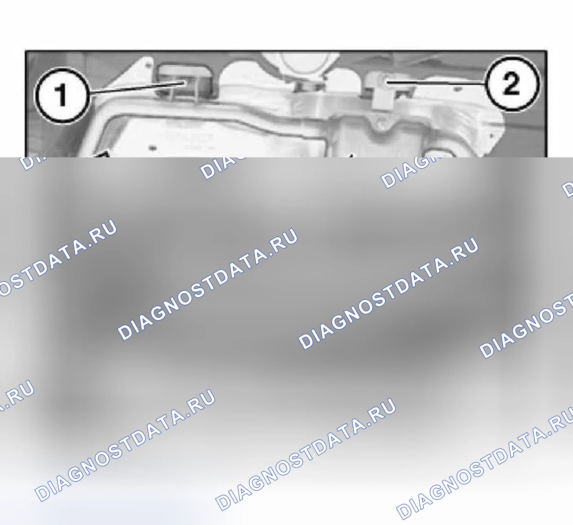 Рис. 85: 64 12 580 Демонтаж и монтаж/замена выхлопной трубы (снизу). BMW X5 E53