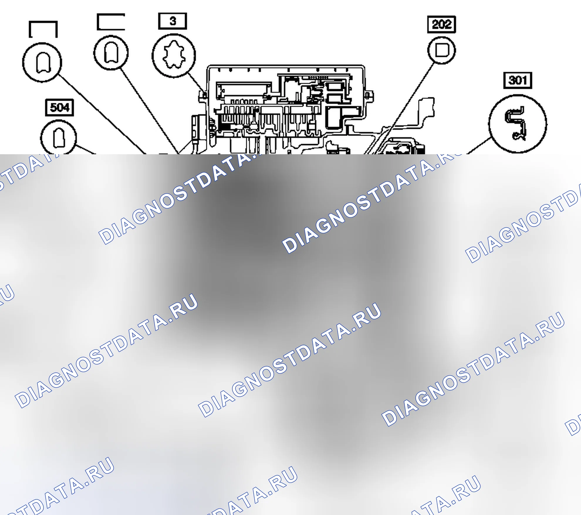 Рис. 57: Комплект уплотнителей A/Trans (Gen 2) 24260603 (1 из 2). Chevrolet Orlando I