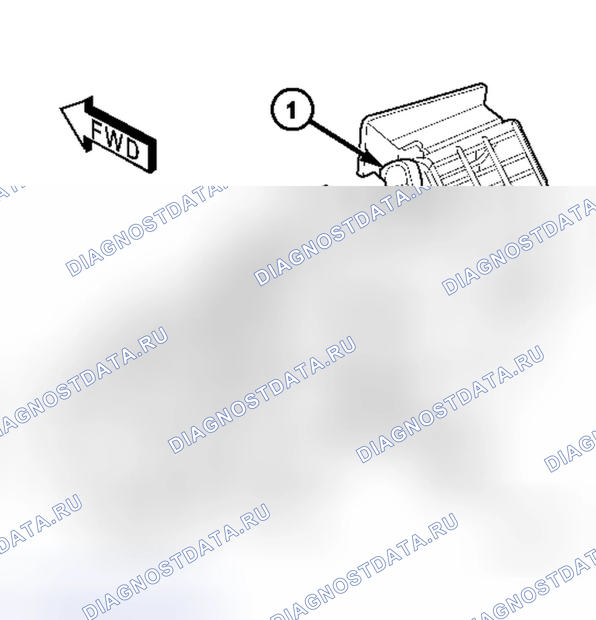 Рис. 24: ПРИВОД РЕЦИРКУЛЯЦИОННОЙ ДВЕРИ. Dodge Cab & Chassis R3500 HD 