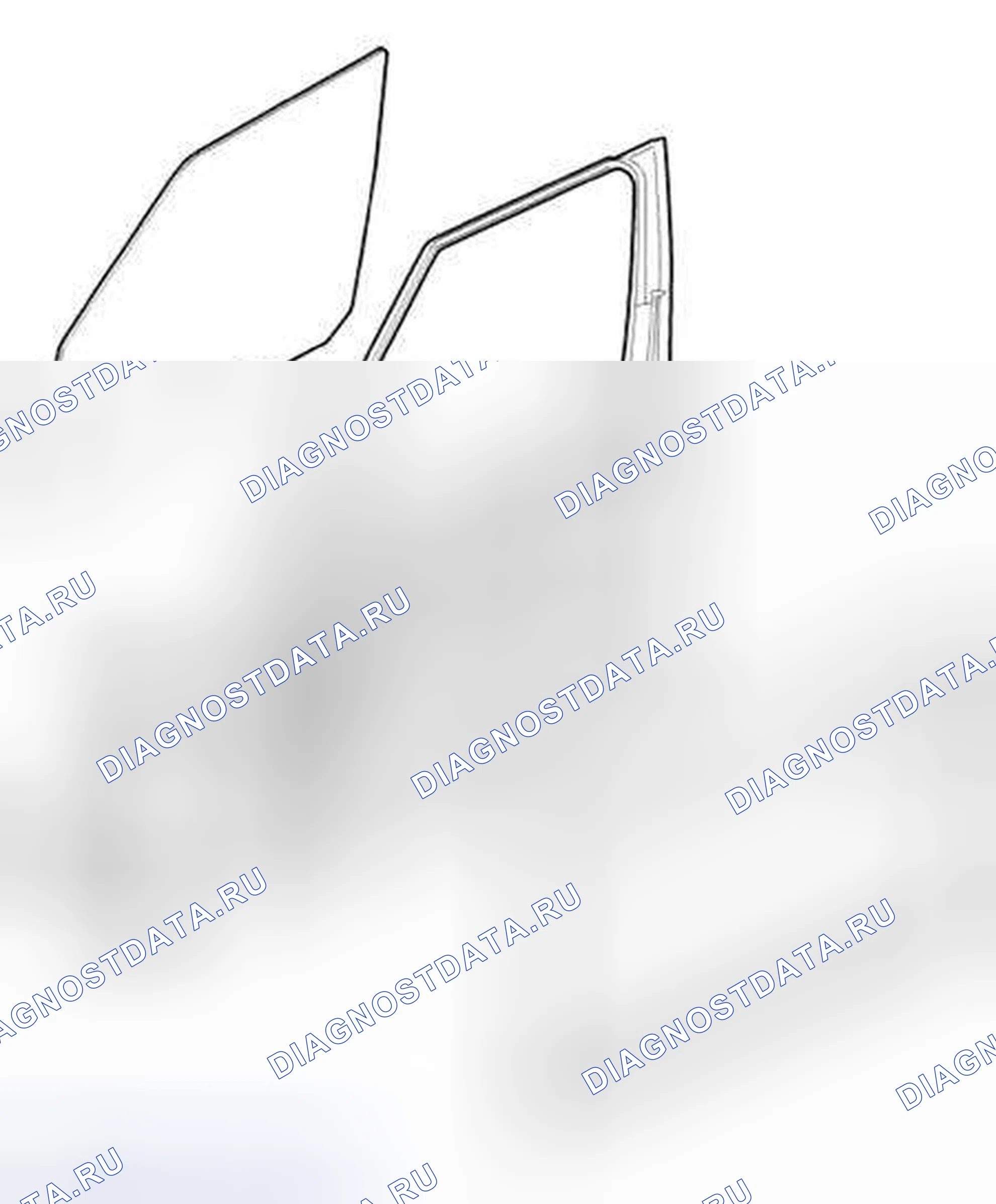 Рис. 98: Передняя дверь. Land Rover Range Rover III
