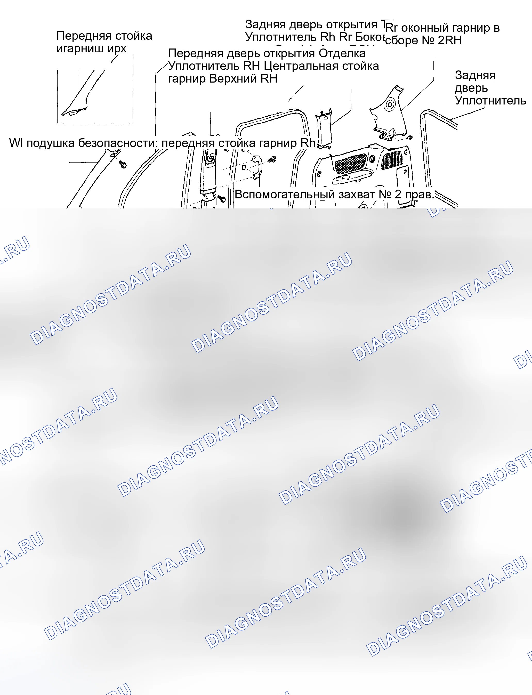 Рис. 16: КОМПОНЕНТЫ. Toyota Sienna II